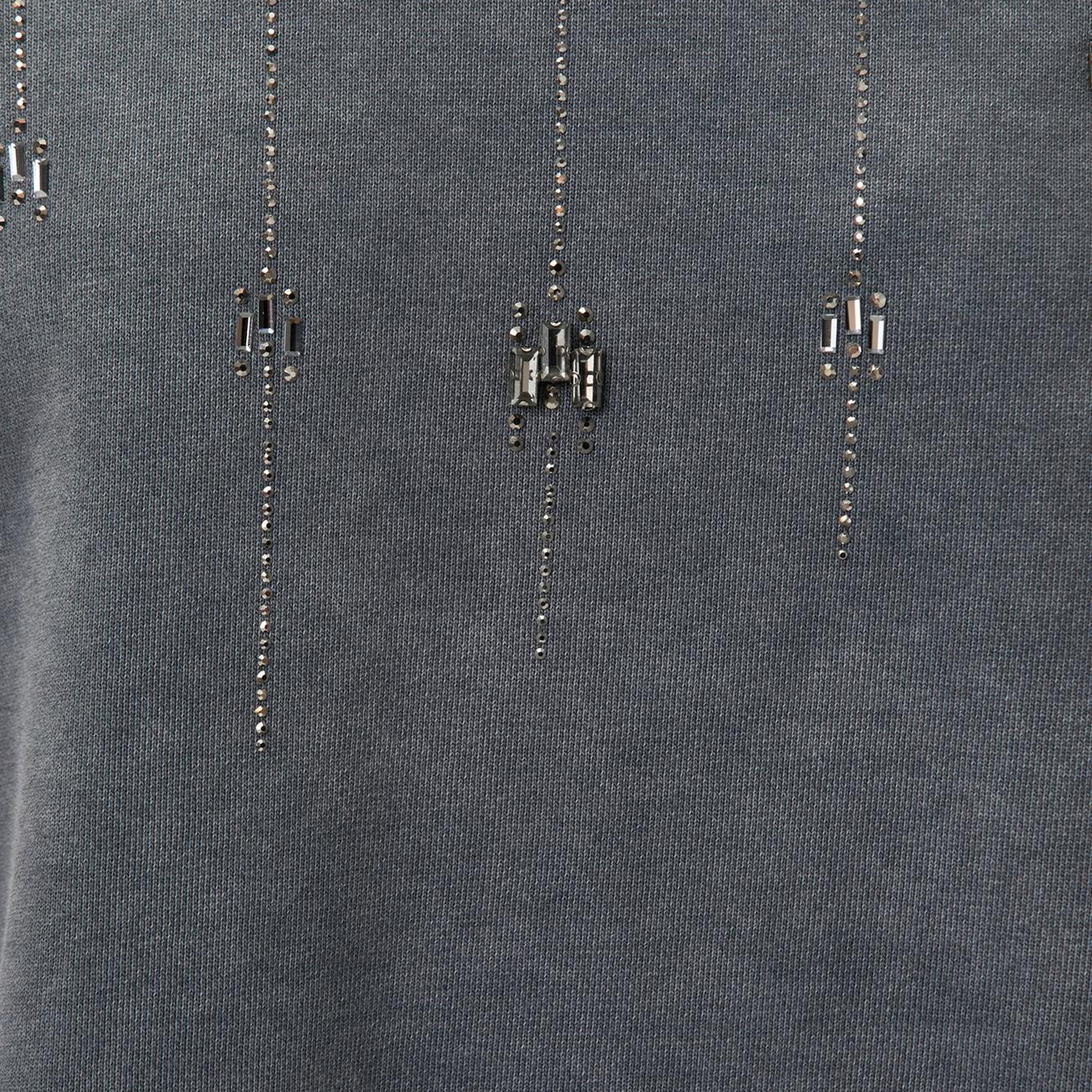 Network Kadın Antrasit Taş Detaylı Yıkamalı Sweatshirt