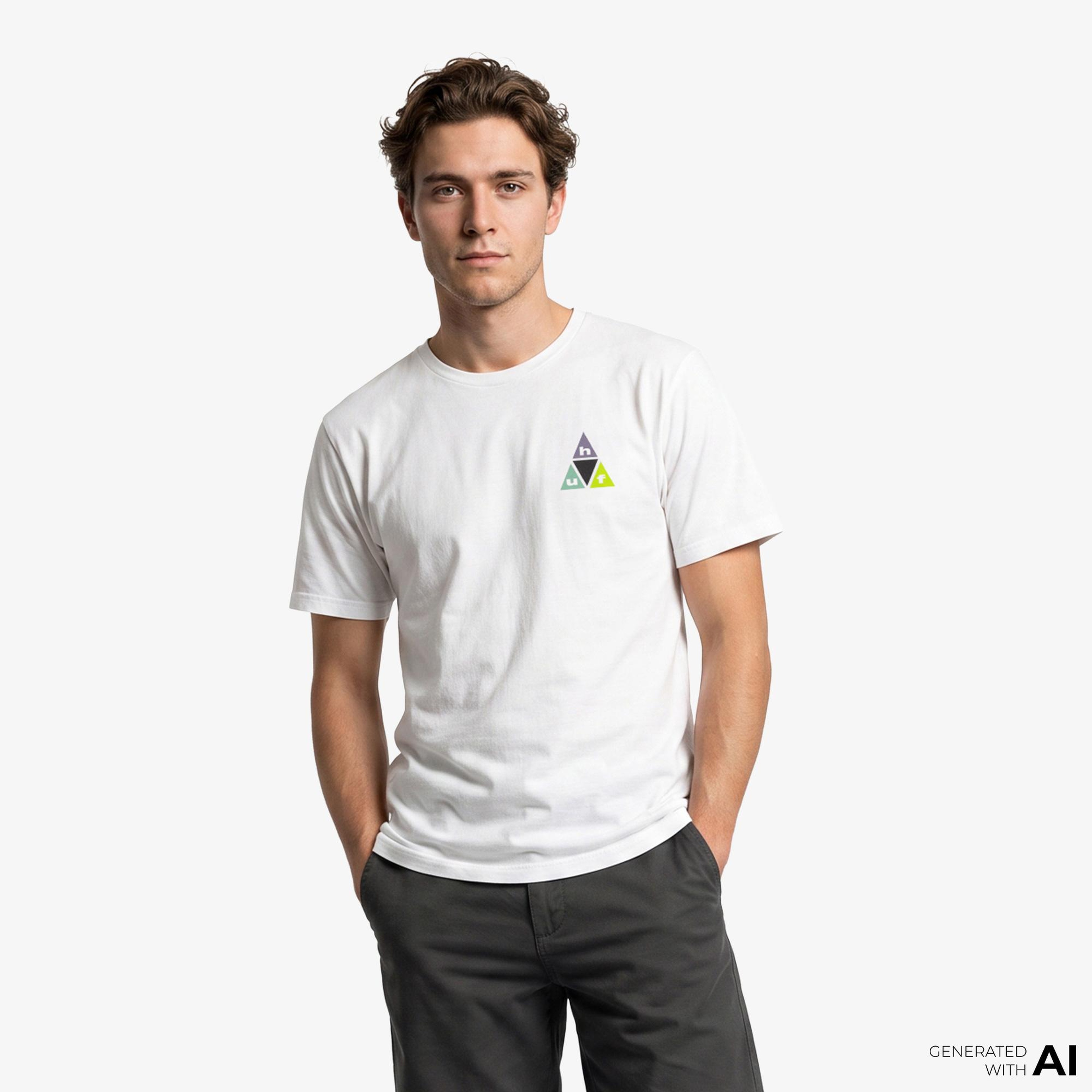 Huf Prism TT Erkek Beyaz T-Shirt