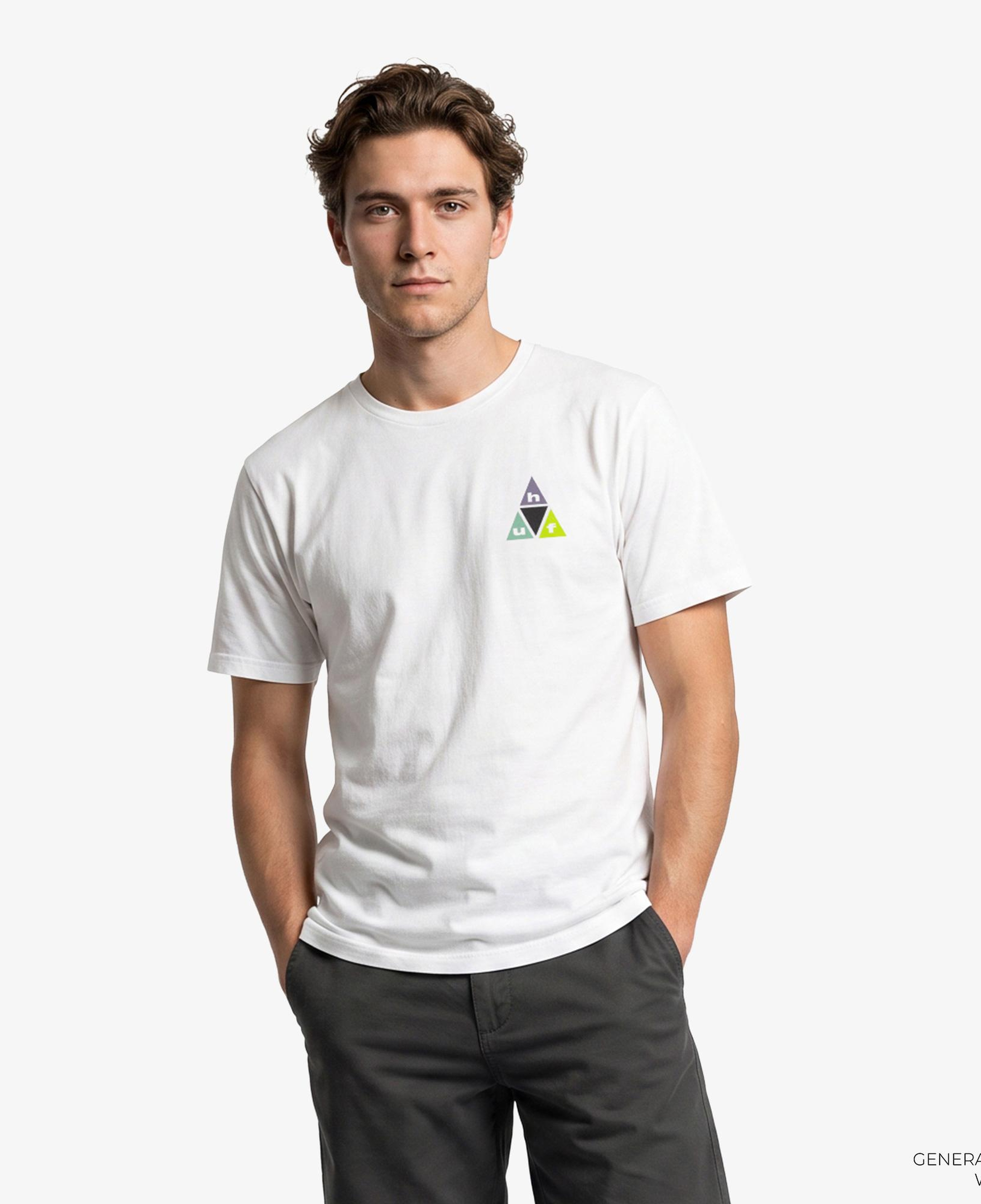 Huf Prism TT Erkek Beyaz T-Shirt