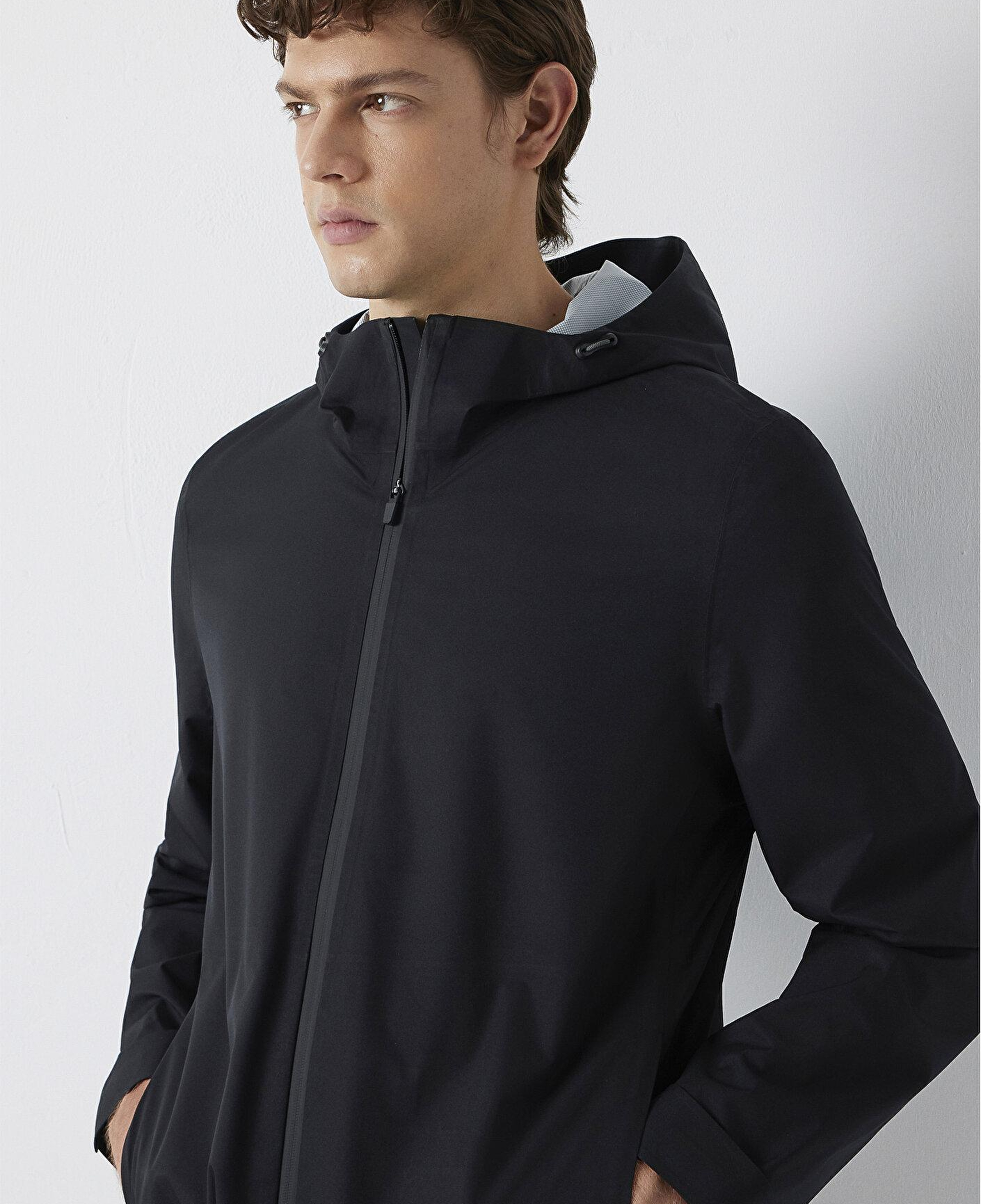 Mavi Siyah Ceket Loose Fit / Bol Rahat Kesim 0110853-71379