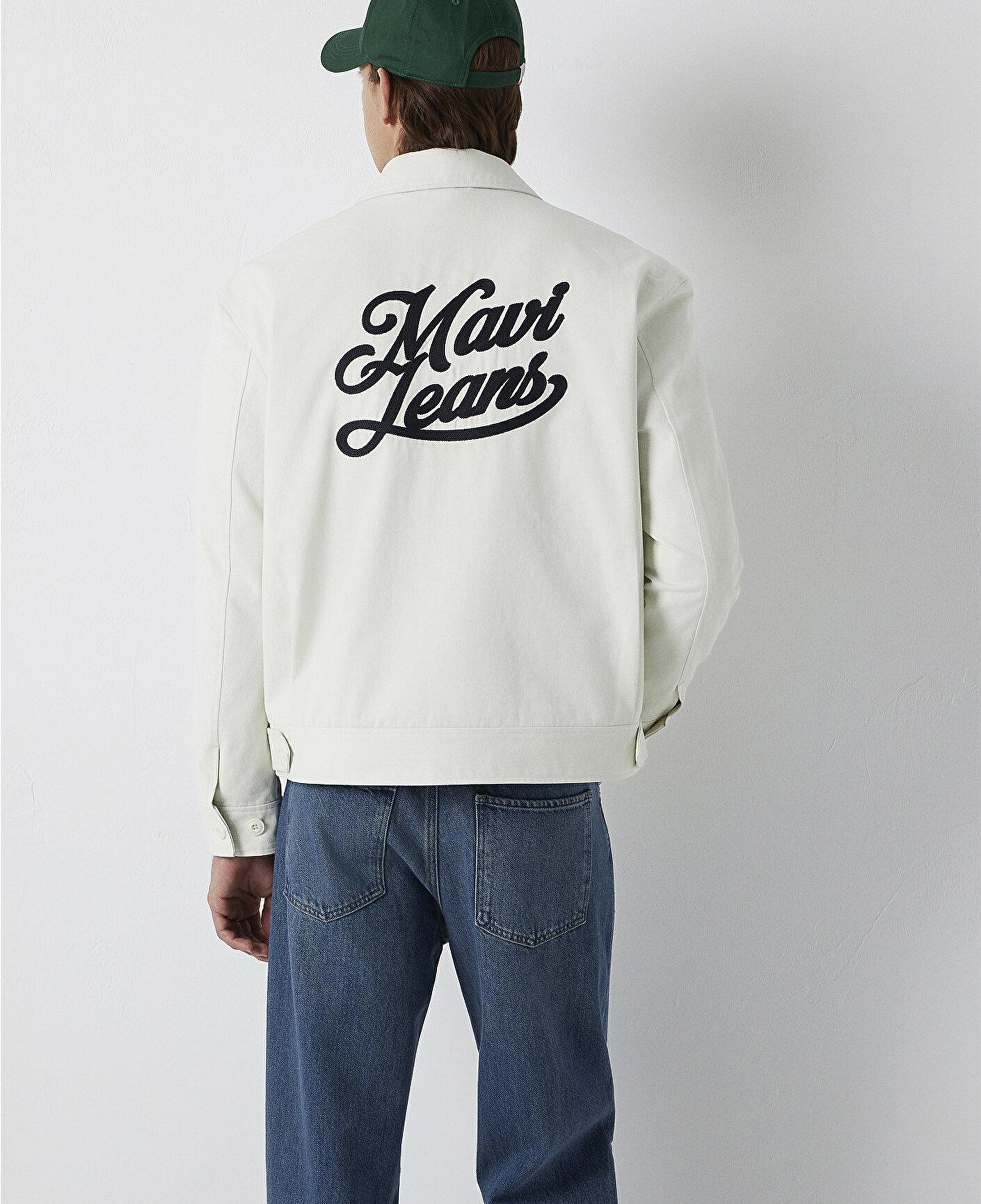Mavi Mavi Jeans Detaylı Ekru Ceket Loose Fit / Bol Rahat Kesim 0110766-86412