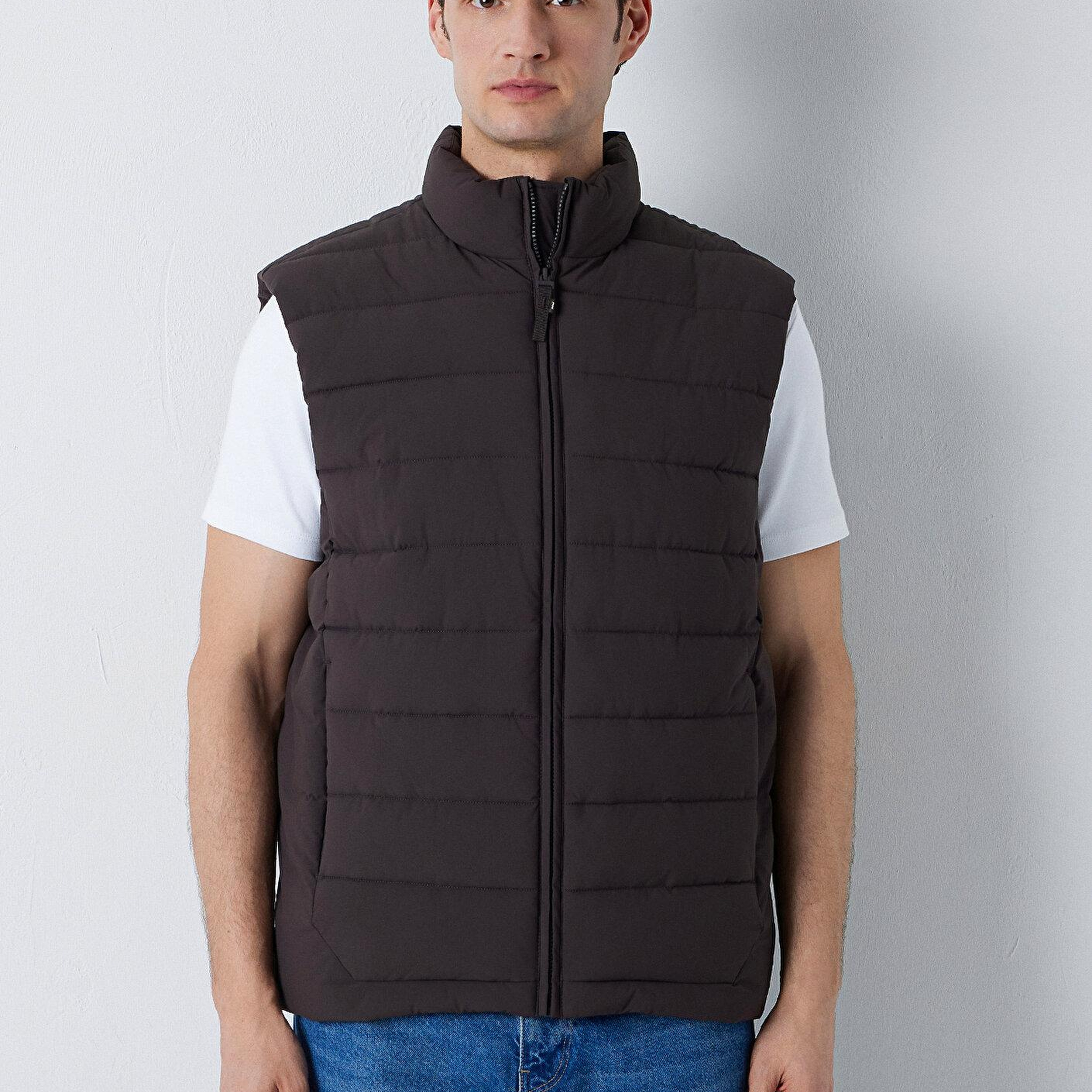 Mavi Kahverengi Yelek Regular Fit / Normal Kesim 0110837-90892
