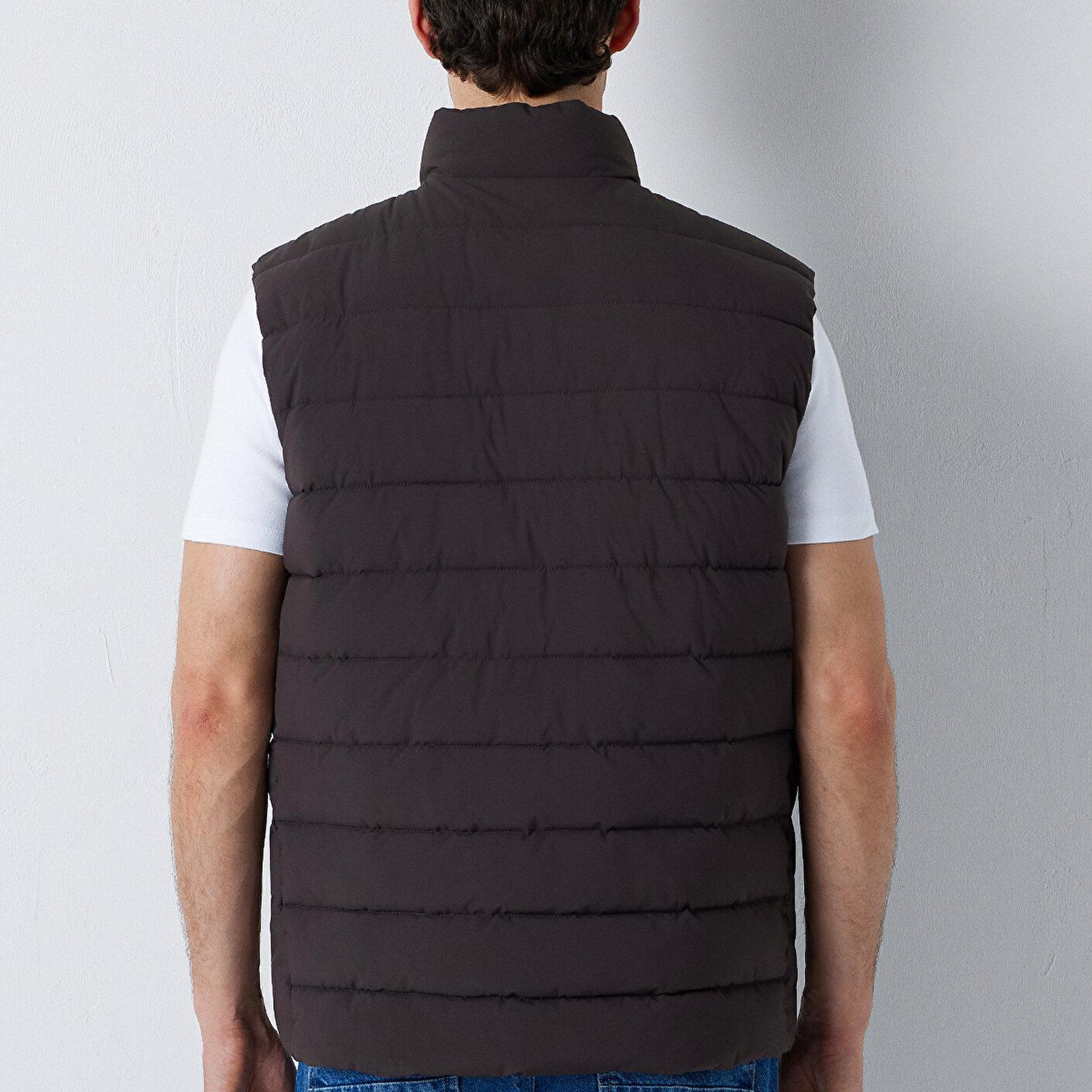 Mavi Kahverengi Yelek Regular Fit / Normal Kesim 0110837-90892