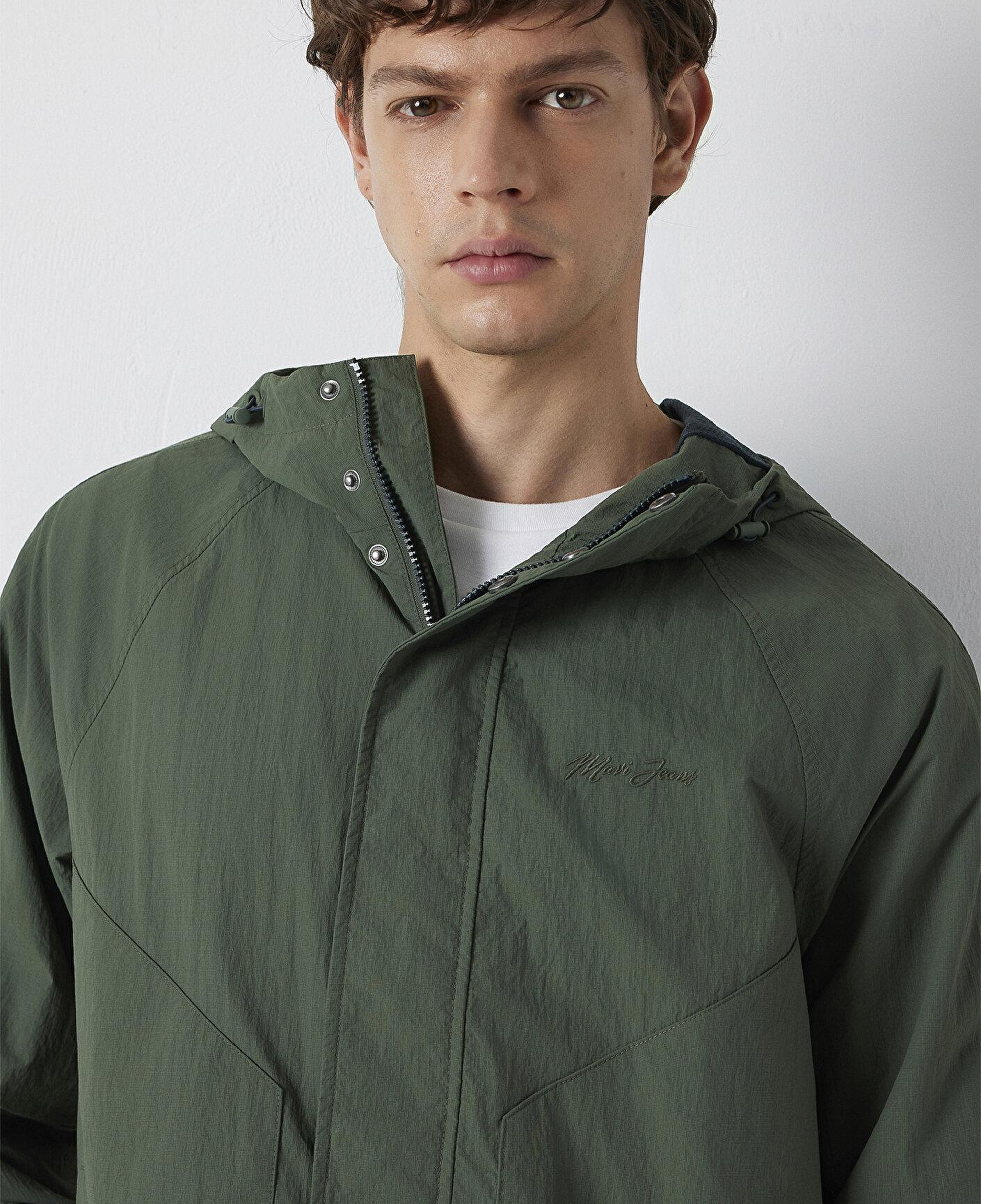 Mavi Yeşil Ceket Loose Fit / Bol Rahat Kesim 0110842-71551