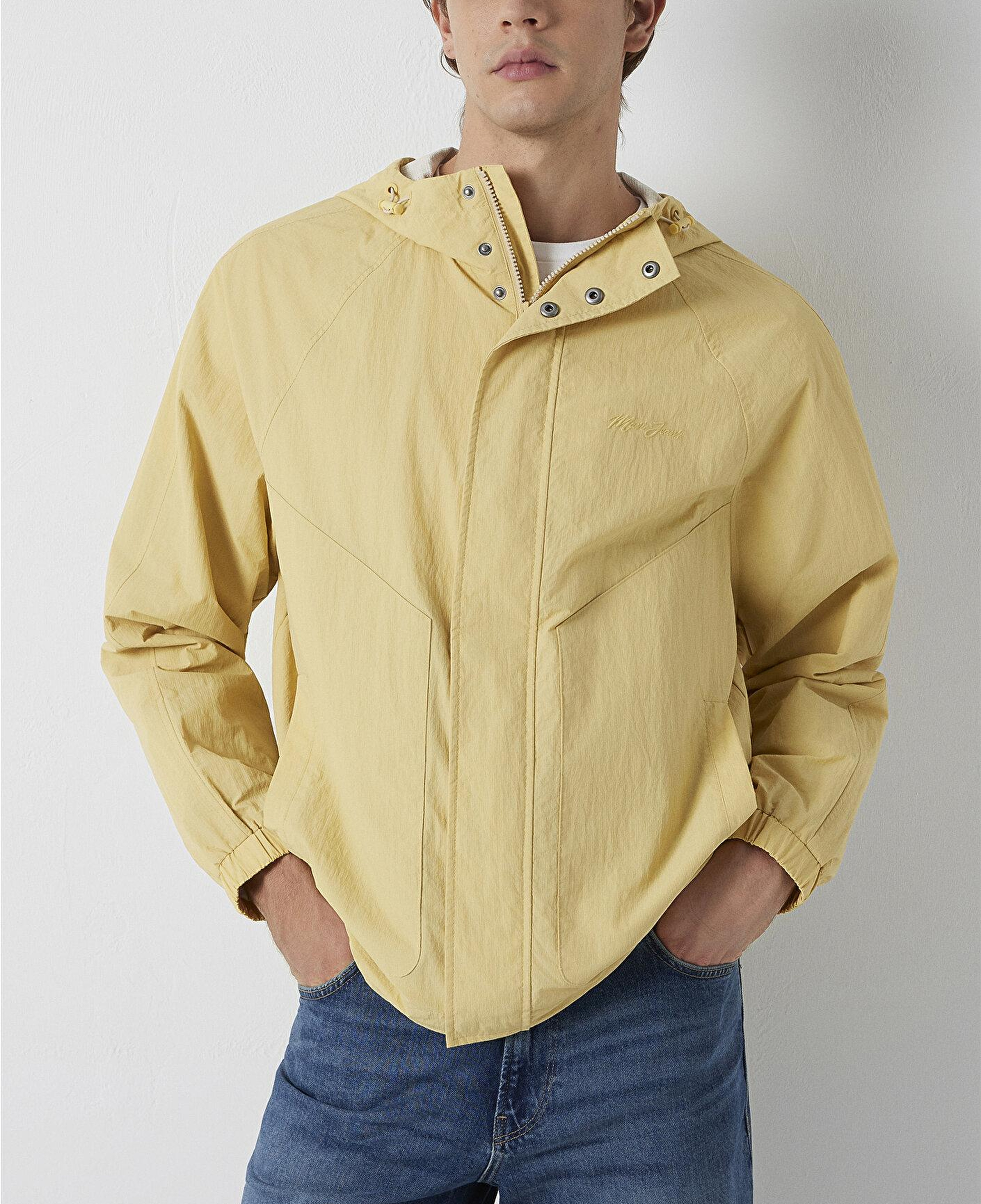 Mavi Sarı Ceket Loose Fit / Bol Rahat Kesim 0110842-70180