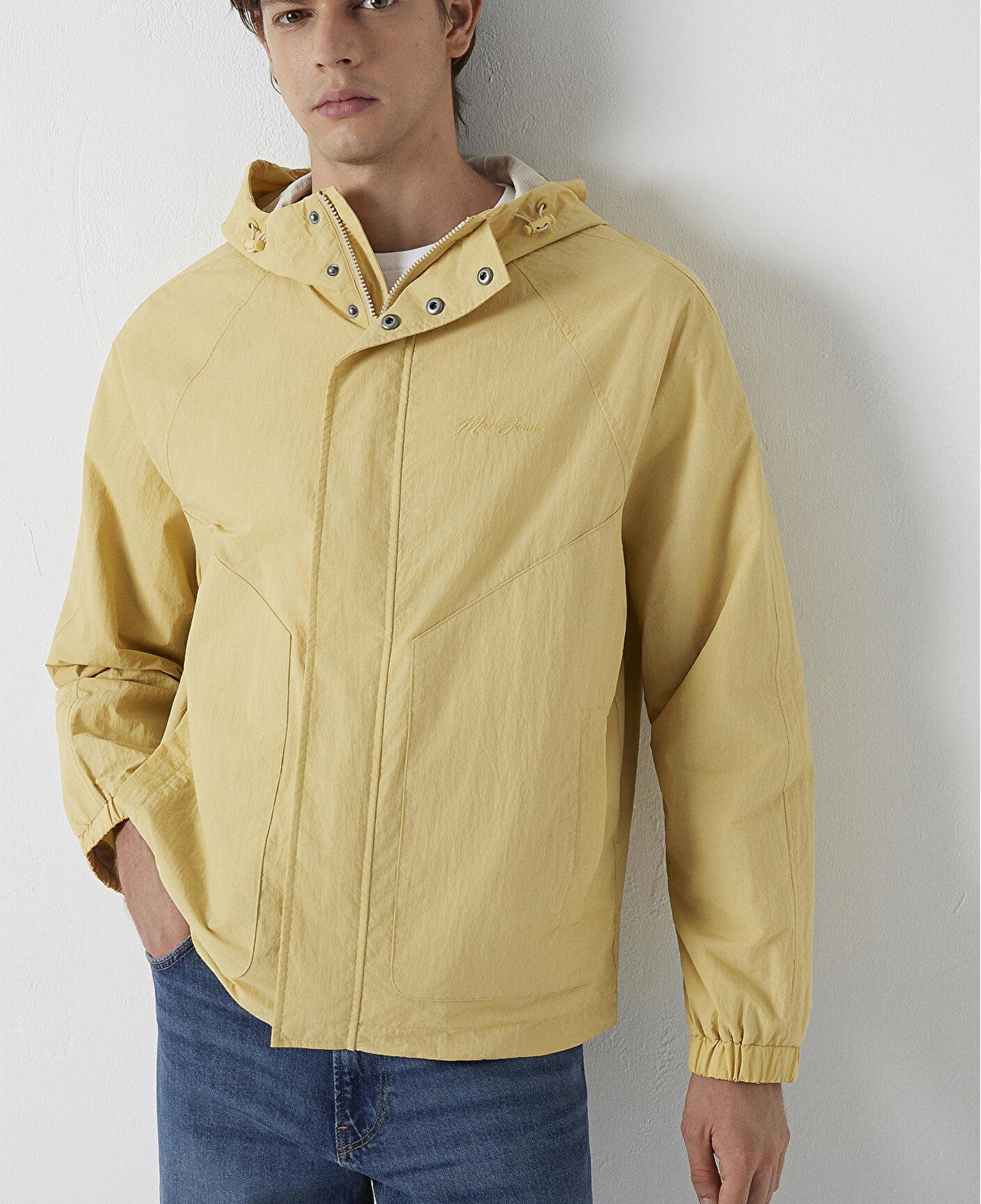 Mavi Sarı Ceket Loose Fit / Bol Rahat Kesim 0110842-70180