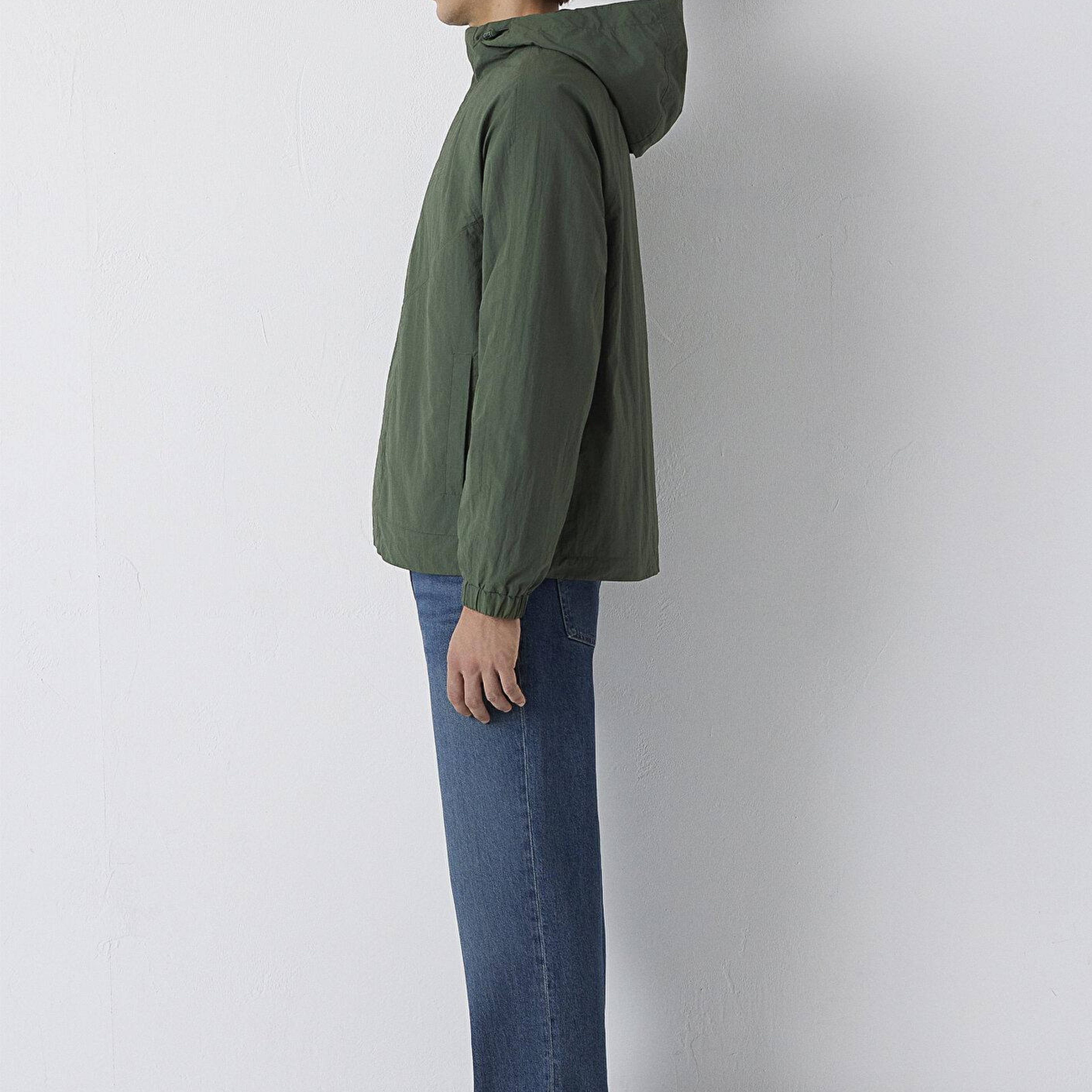 Mavi Yeşil Ceket Loose Fit / Bol Rahat Kesim 0110842-71551