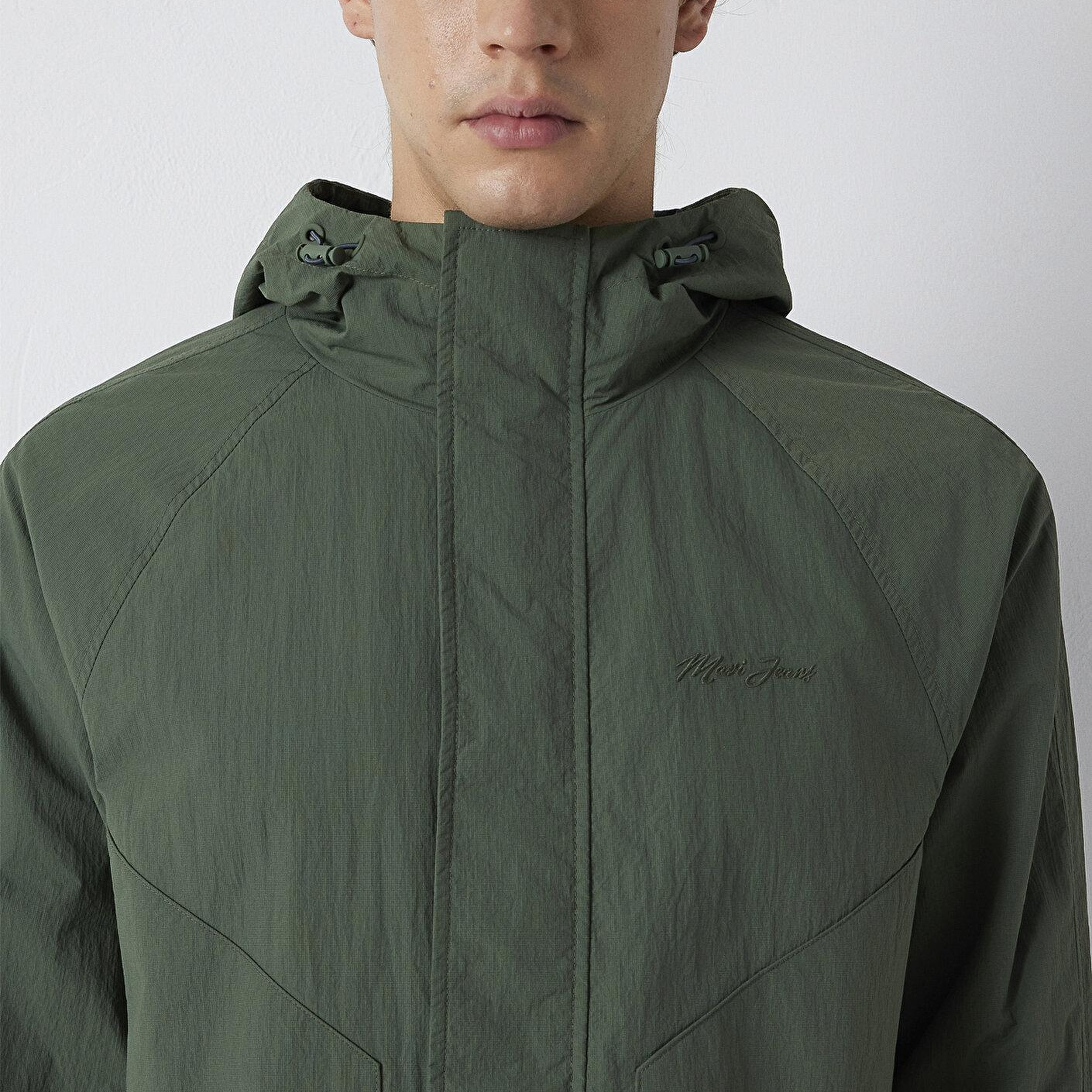 Mavi Yeşil Ceket Loose Fit / Bol Rahat Kesim 0110842-71551