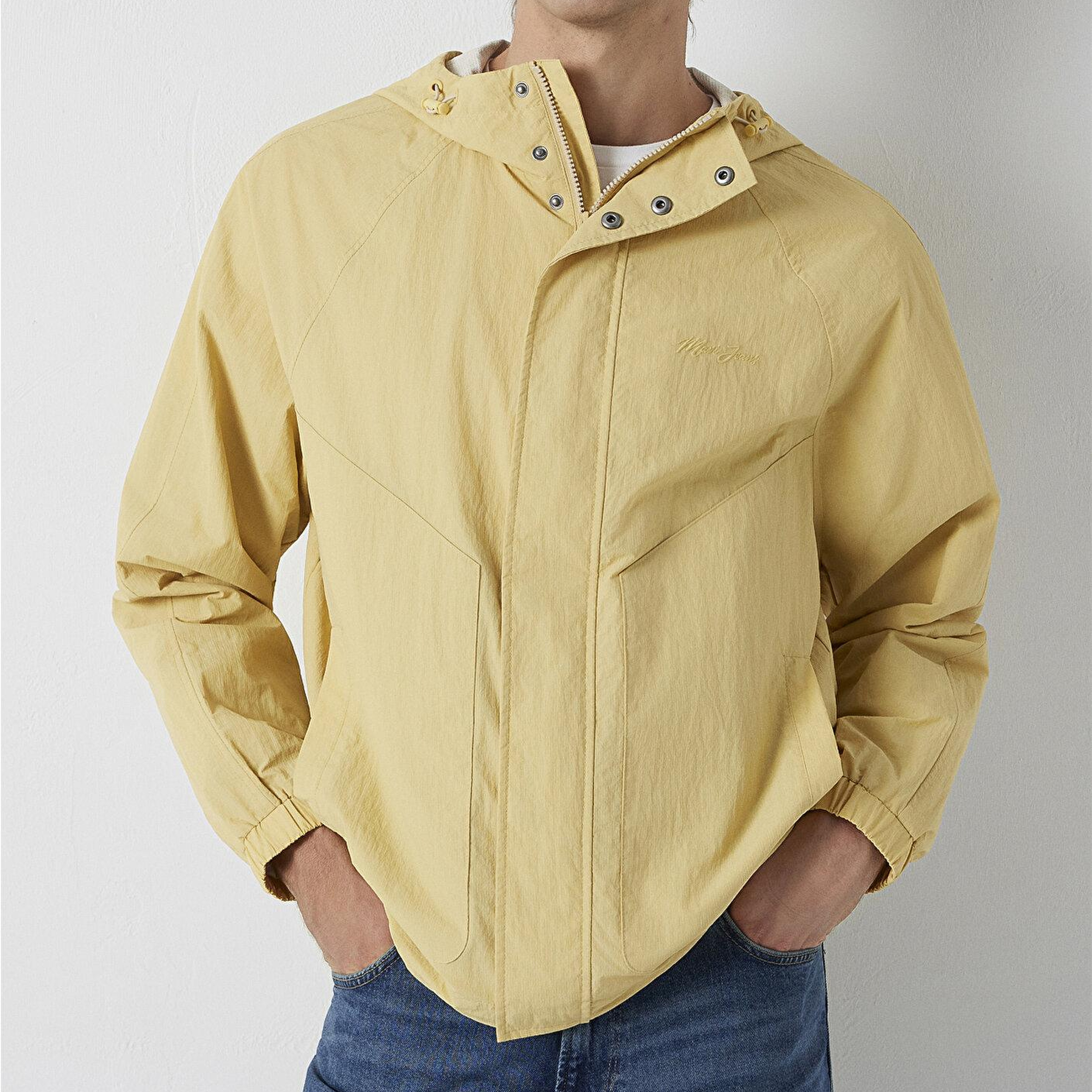 Mavi Sarı Ceket Loose Fit / Bol Rahat Kesim 0110842-70180