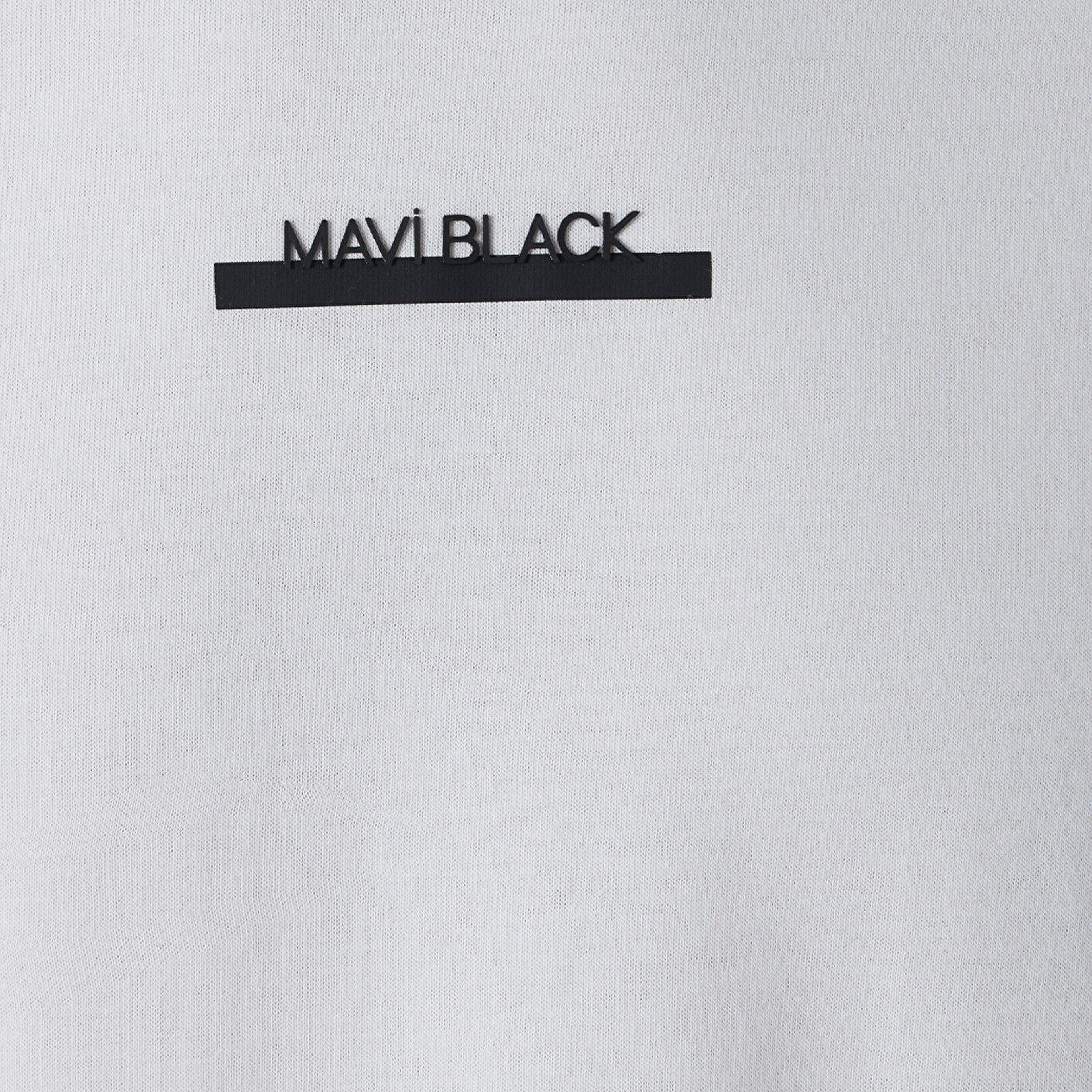 Mavi Mavi Black Ekru Tişört Regular Fit / Normal Kesim 0613474-70057