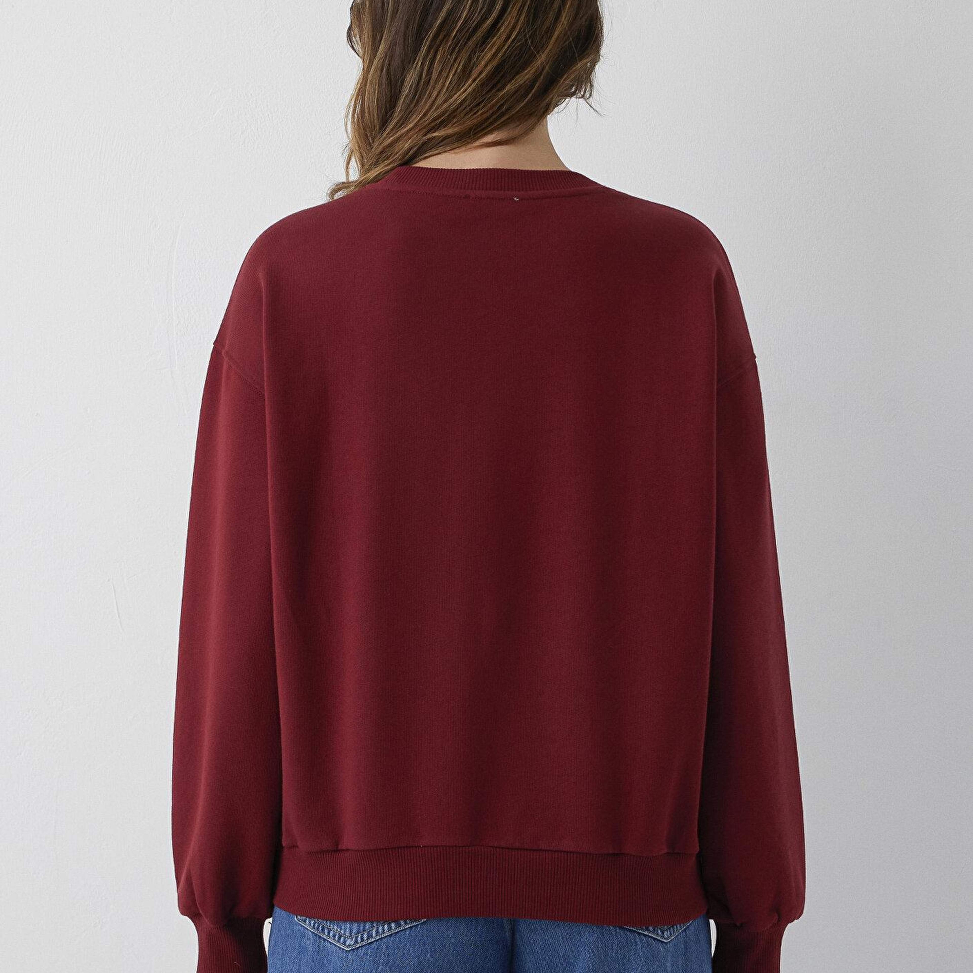 Mavi Kırmızı Sweatshirt 1S10567-85347