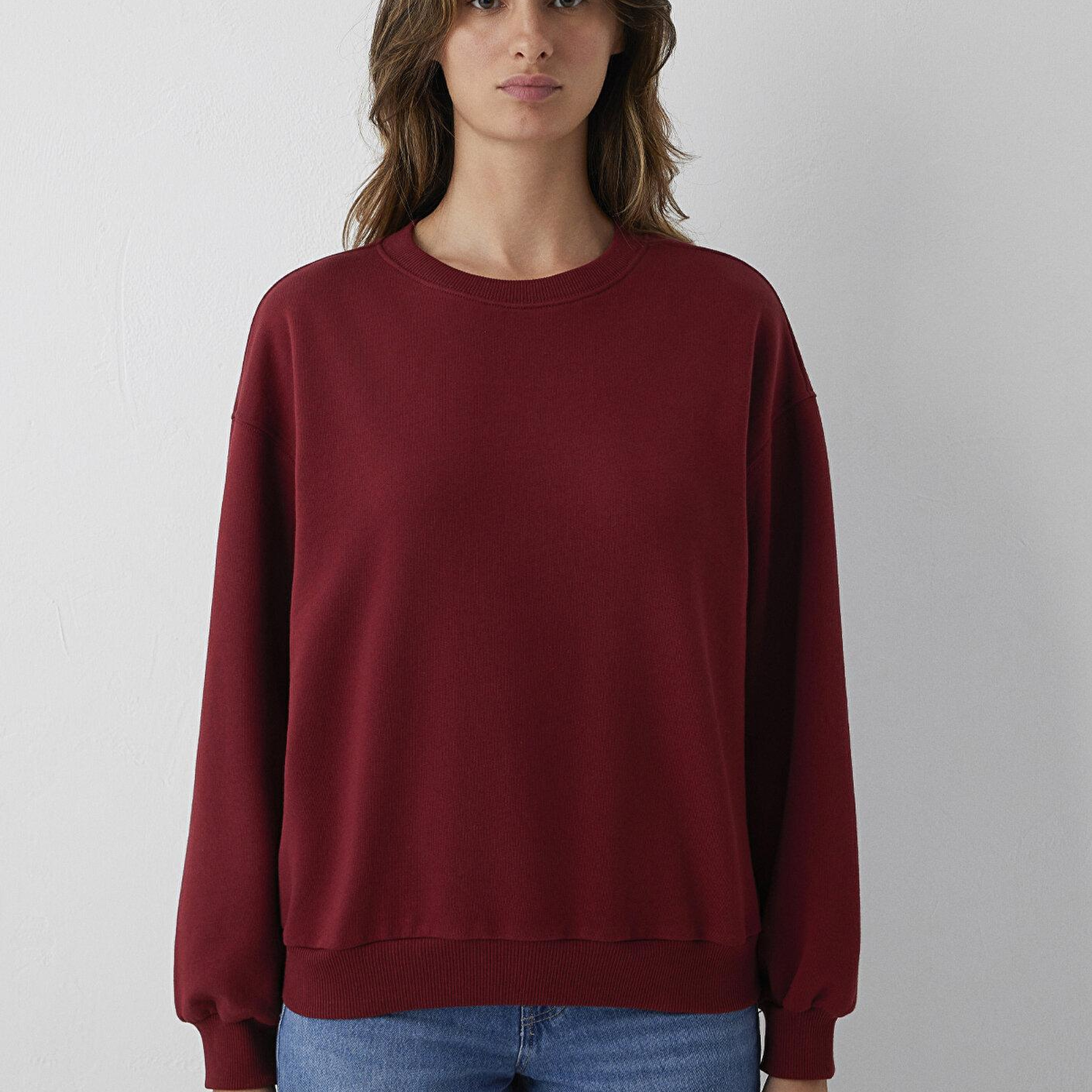 Mavi Kırmızı Sweatshirt 1S10567-85347