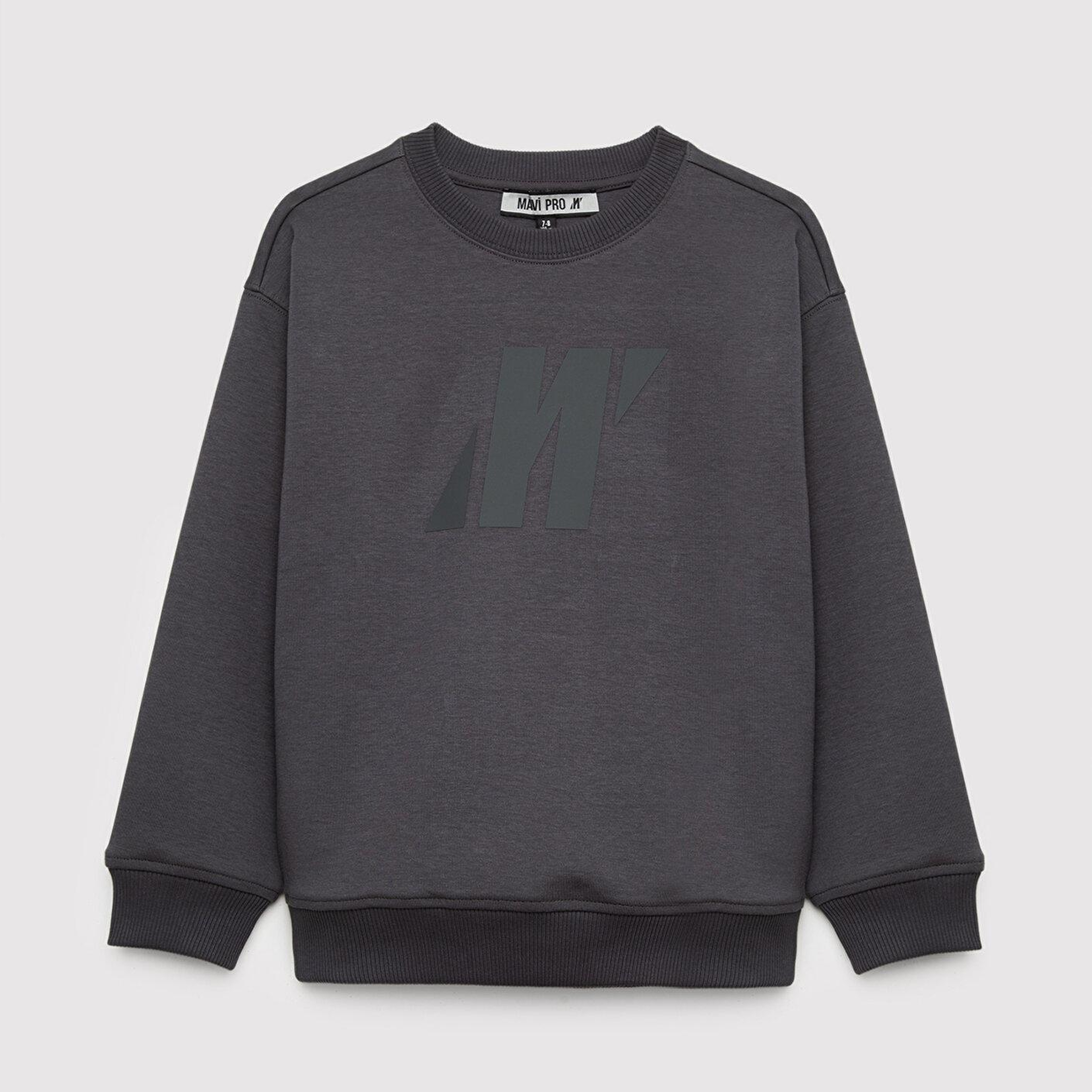 Mavi Mavi Pro Baskılı Antrasit Sweatshirt 6S10201-70763