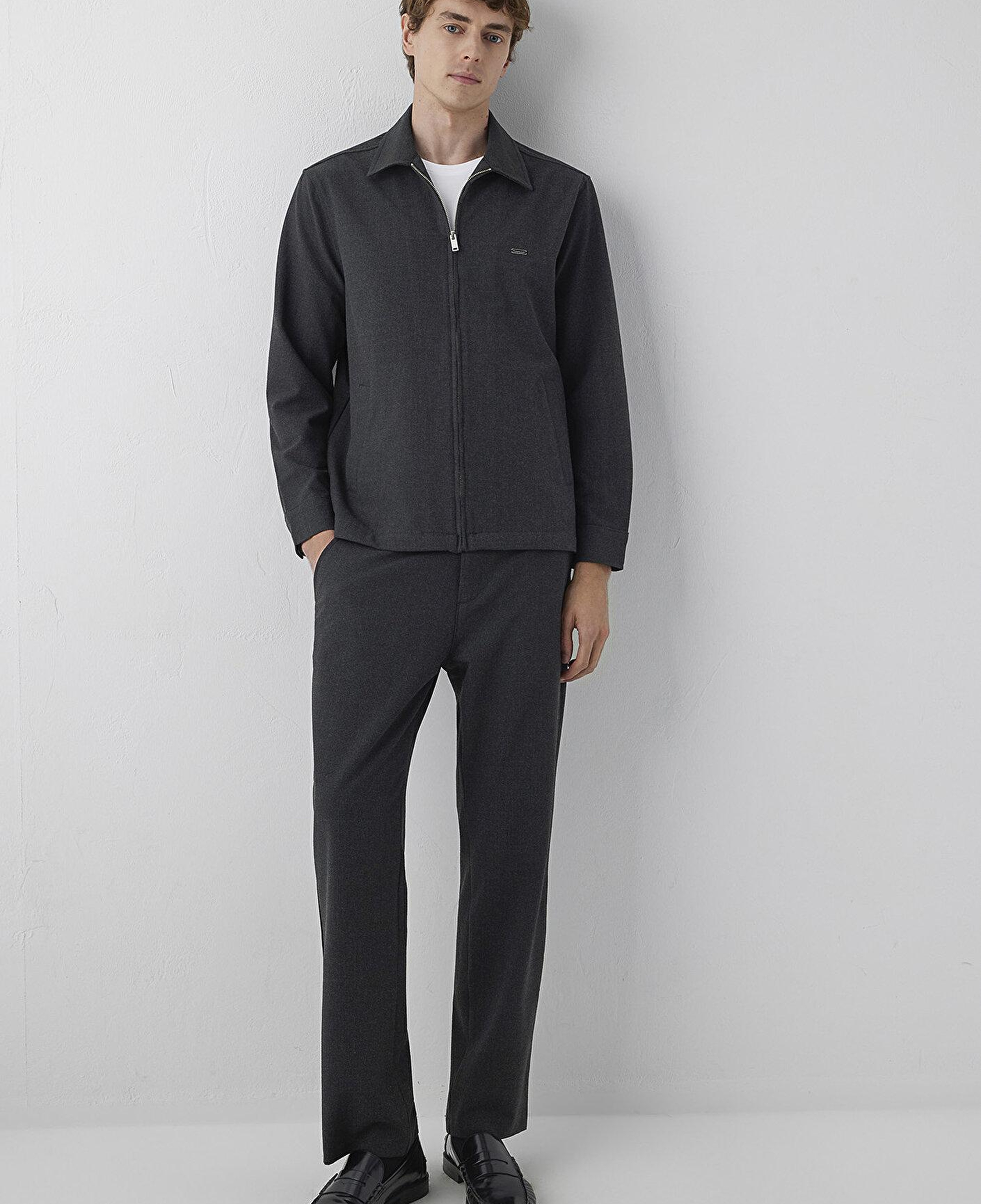 Mavi Gri Gömlek Regular Fit / Normal Kesim 0212087-80024