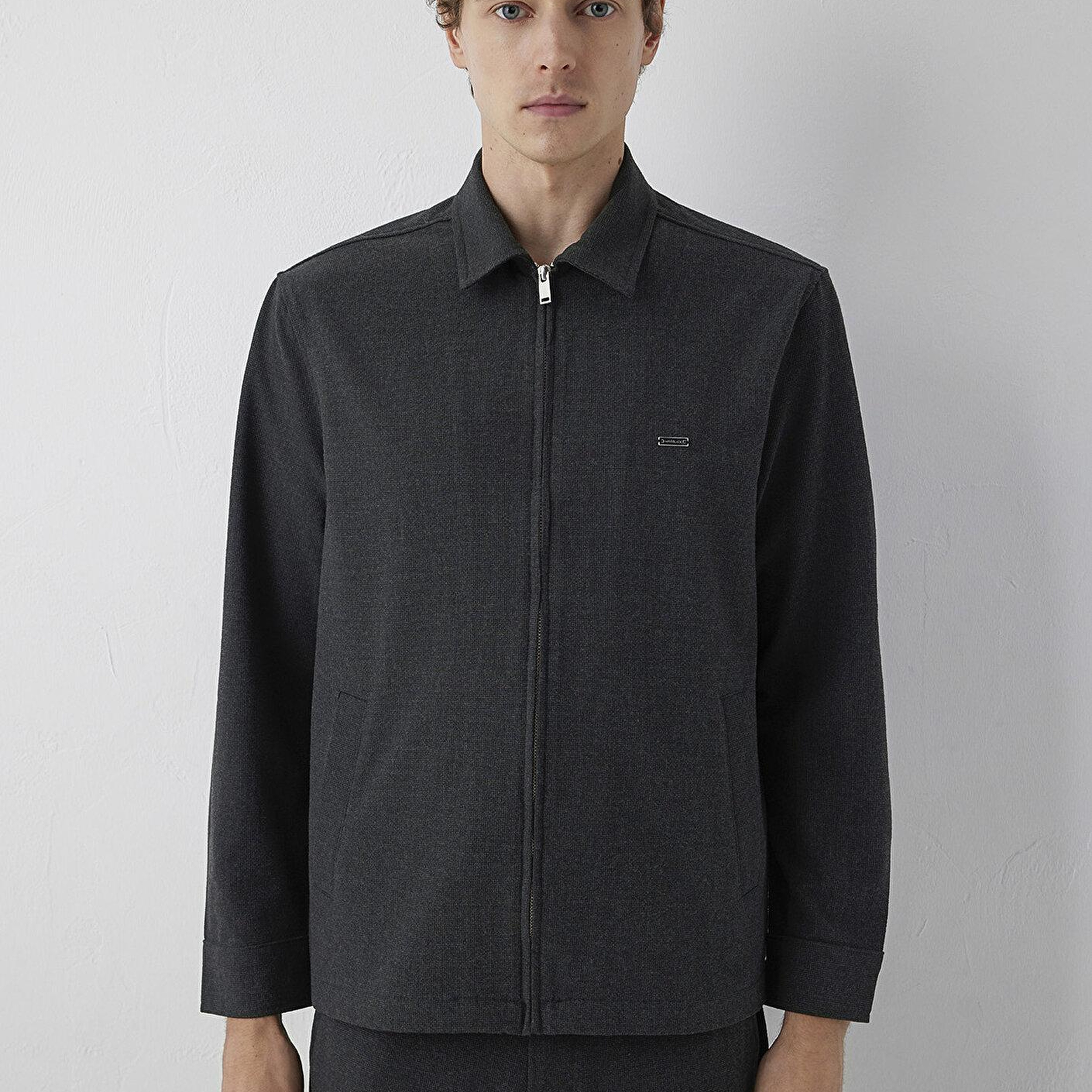 Mavi Gri Gömlek Regular Fit / Normal Kesim 0212087-80024