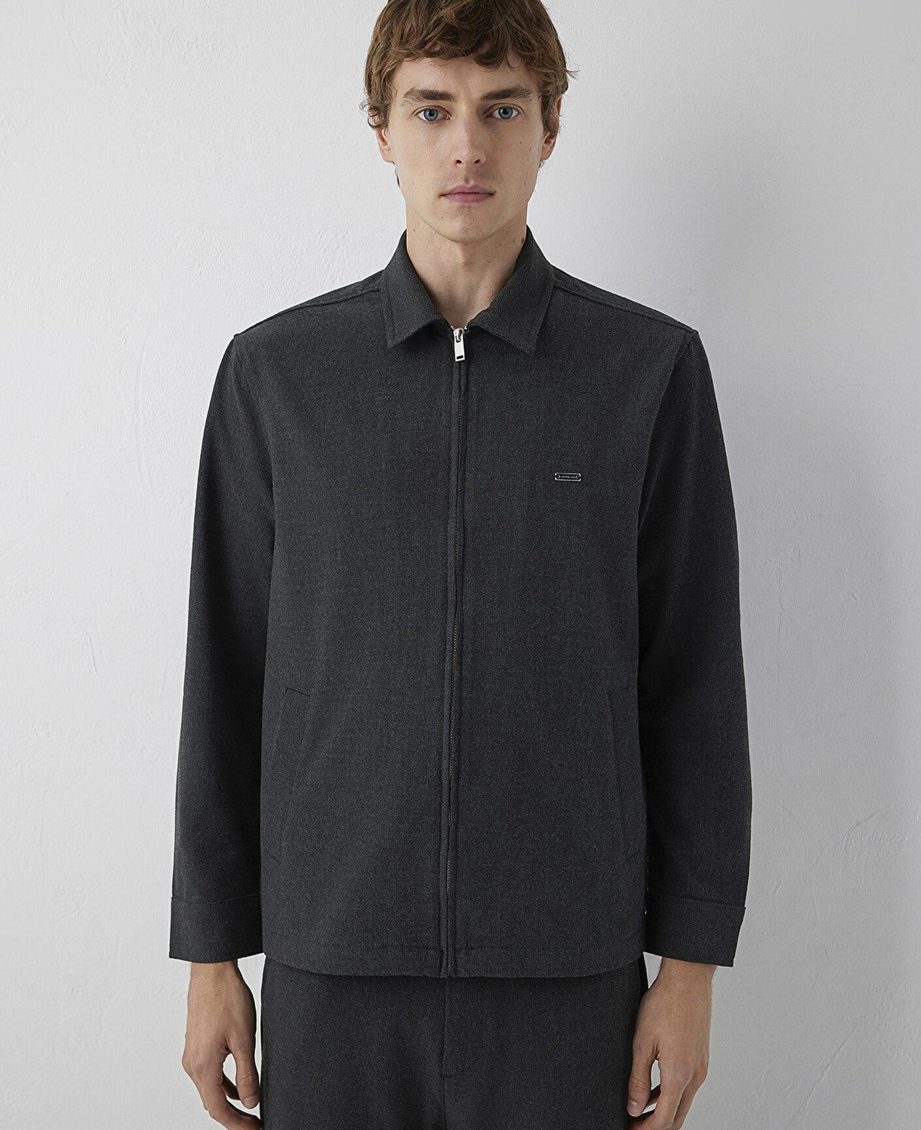 Mavi Gri Gömlek Regular Fit / Normal Kesim 0212087-80024