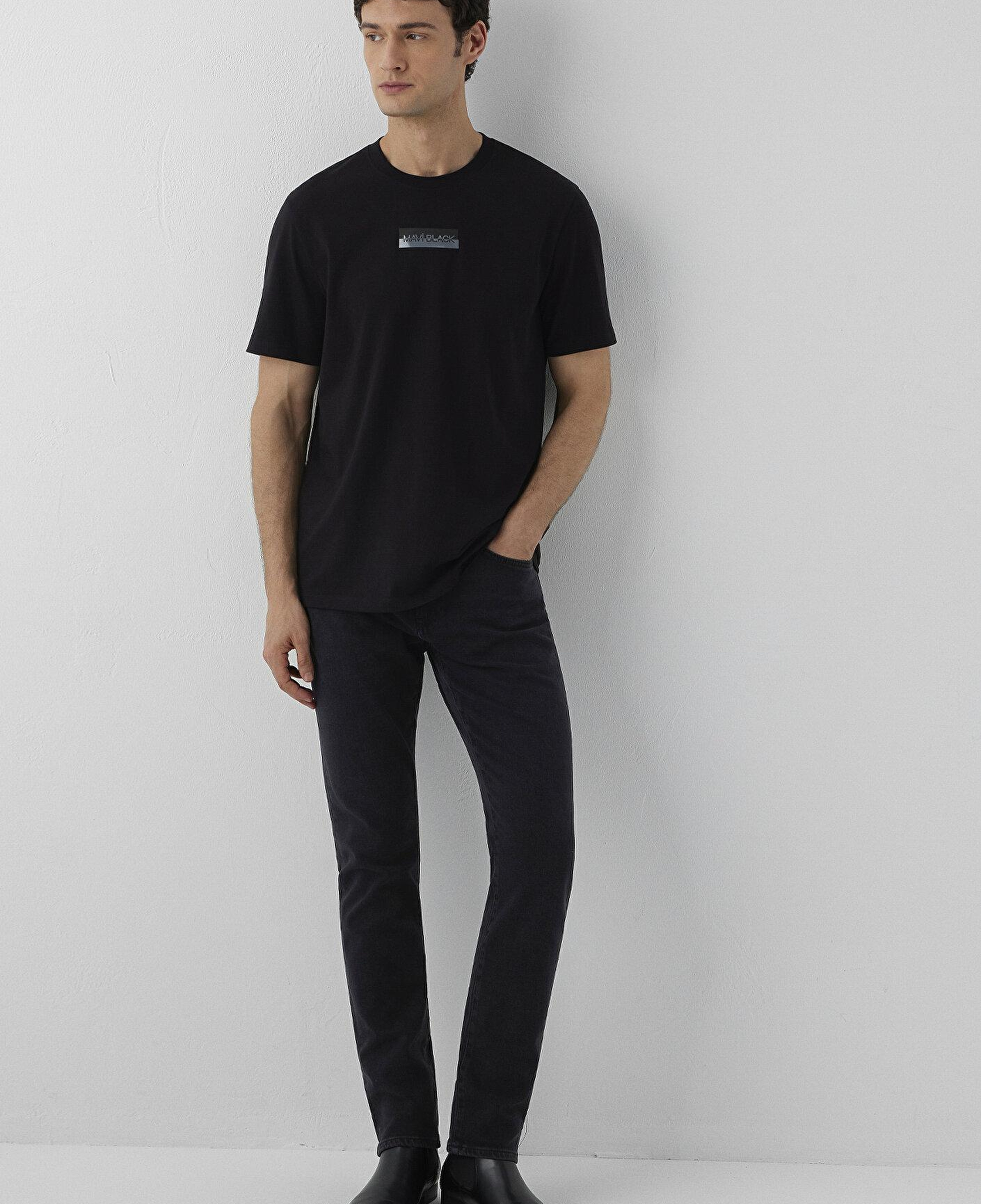 Mavi Mavi Black Siyah Tişört Regular Fit / Normal Kesim 0613539-900