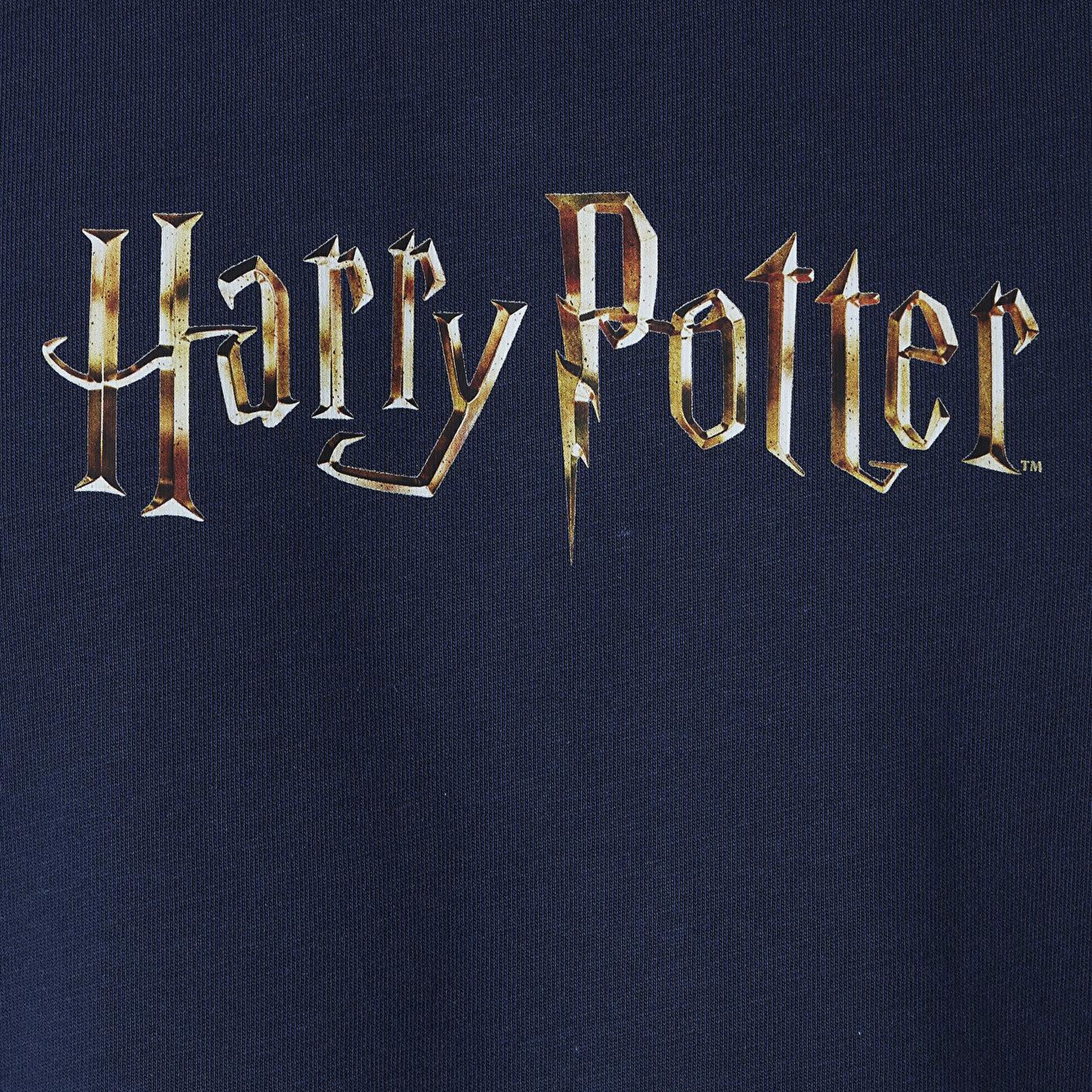 Mavi Harry Potter Baskılı Tişört Loose Fit / Bol Rahat Kesim 0613450-70497