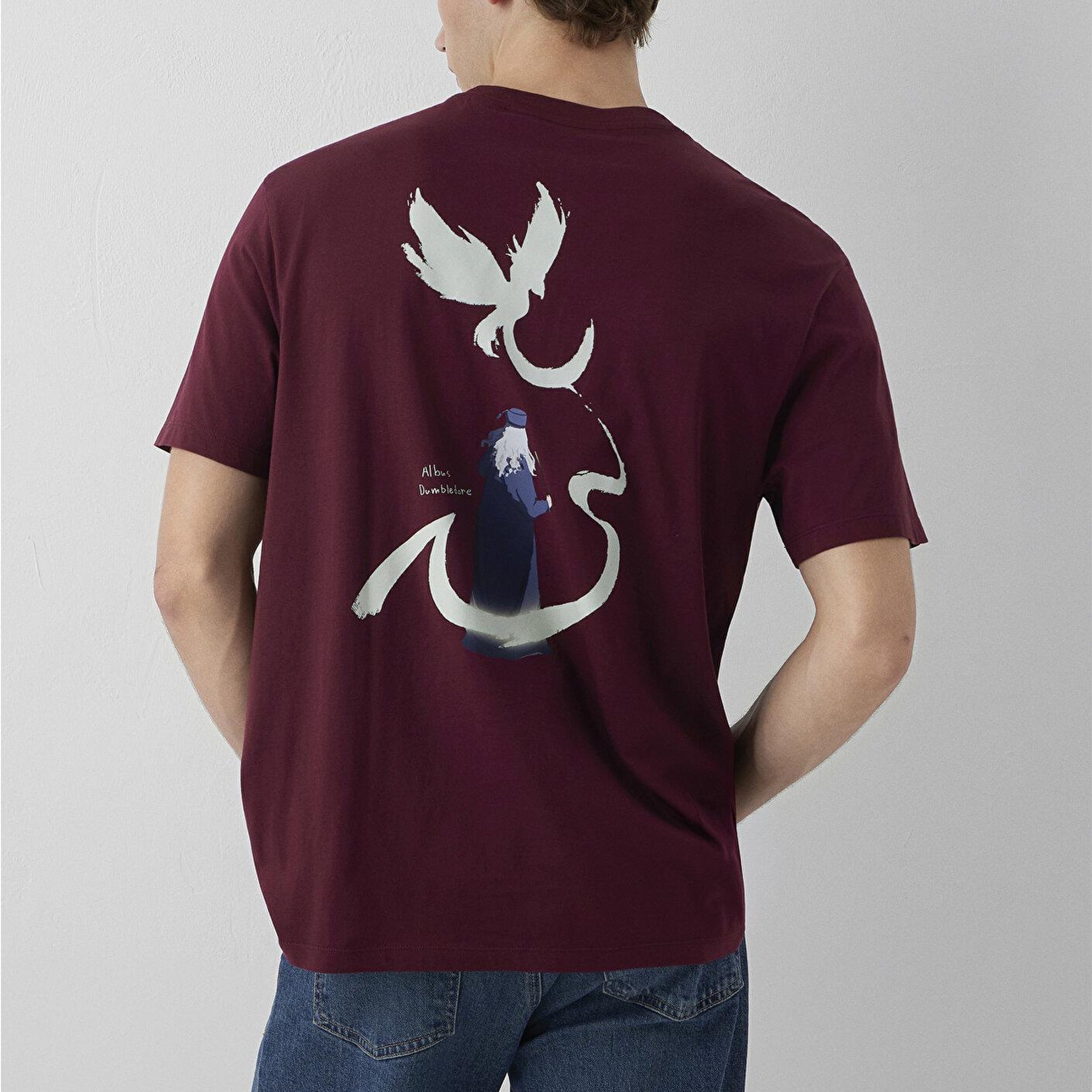 Mavi Harry Potter Baskılı Tişört Loose Fit / Bol Rahat Kesim 0613576-70426