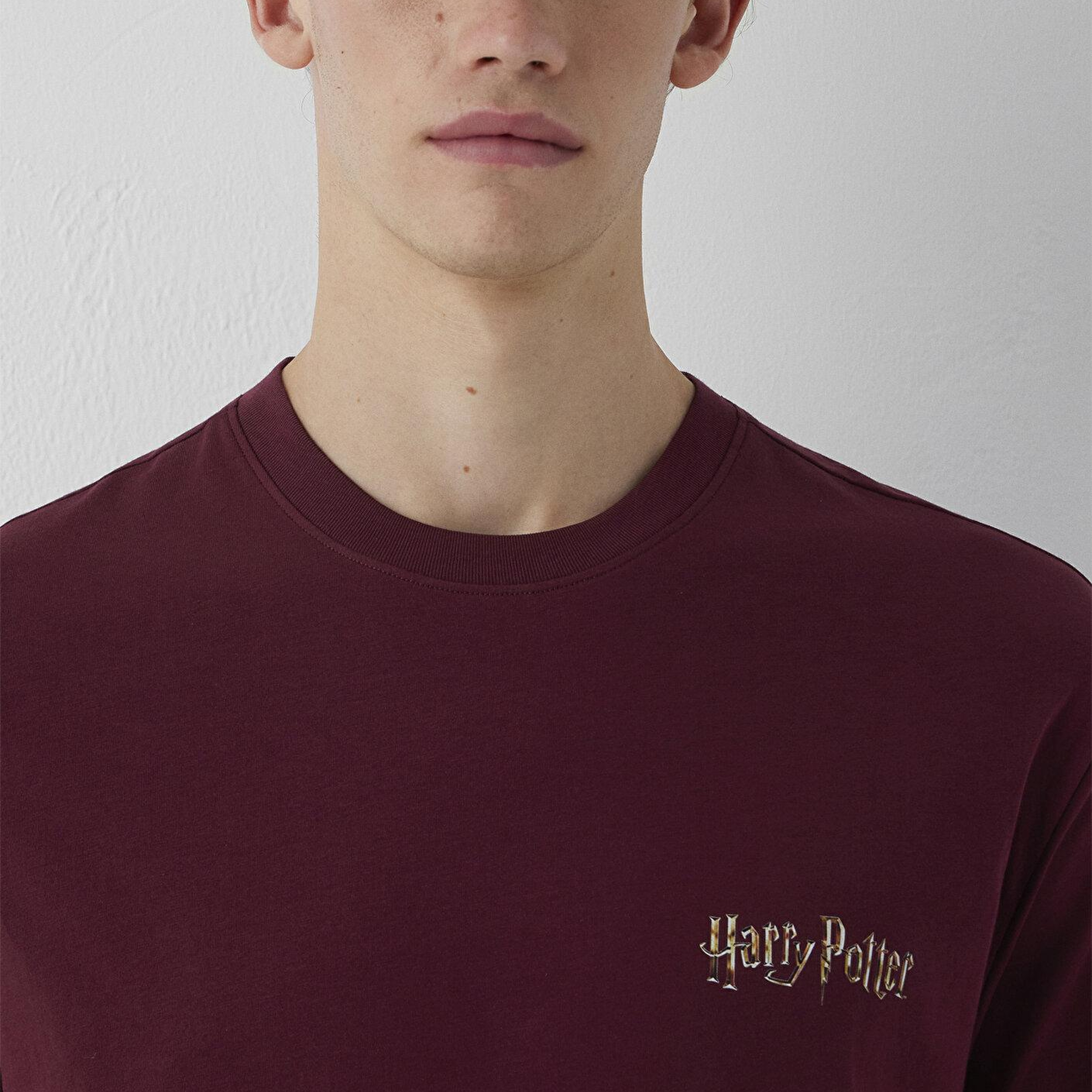 Mavi Harry Potter Baskılı Tişört Loose Fit / Bol Rahat Kesim 0613576-70426