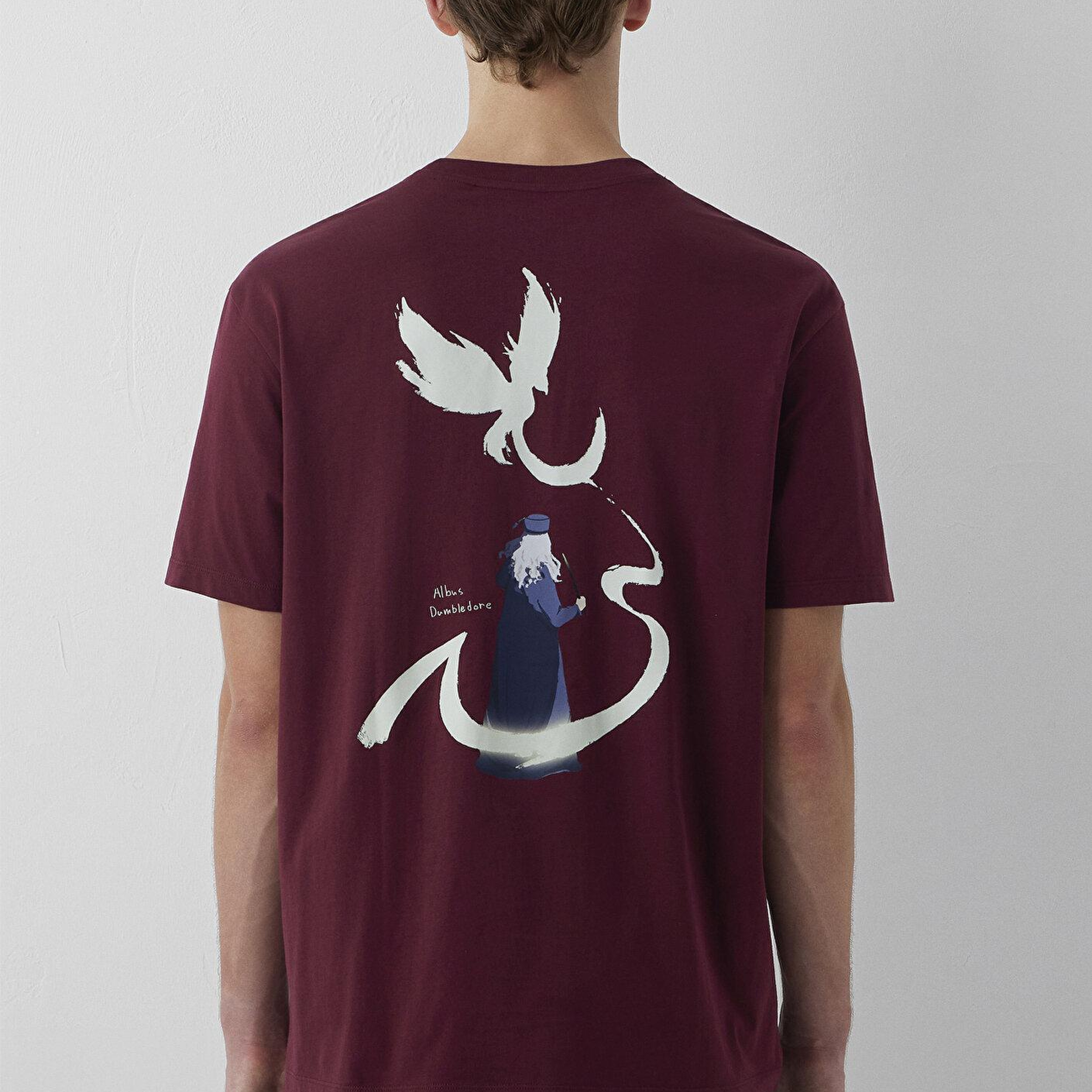 Mavi Harry Potter Baskılı Tişört Loose Fit / Bol Rahat Kesim 0613576-70426