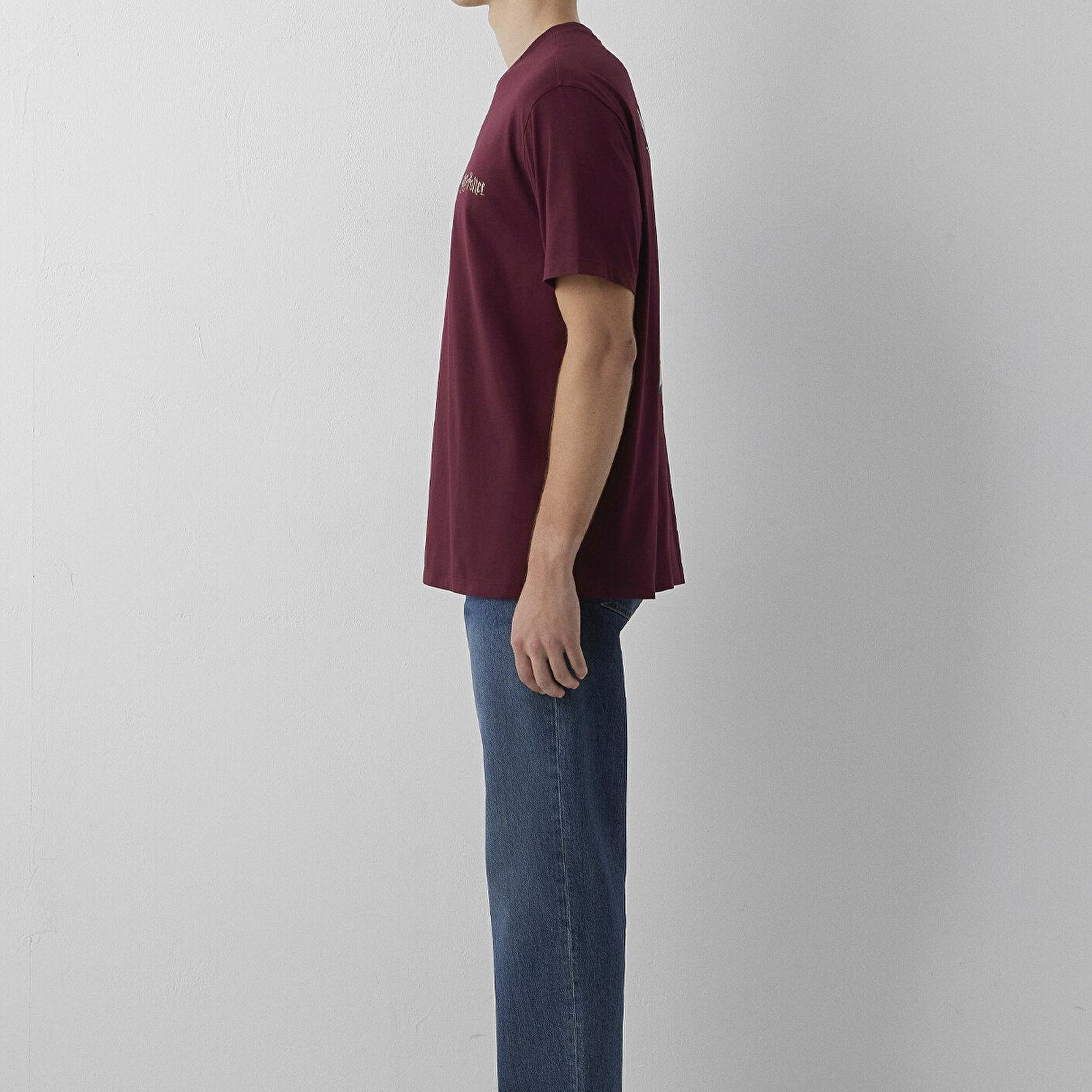 Mavi Harry Potter Baskılı Tişört Loose Fit / Bol Rahat Kesim 0613576-70426