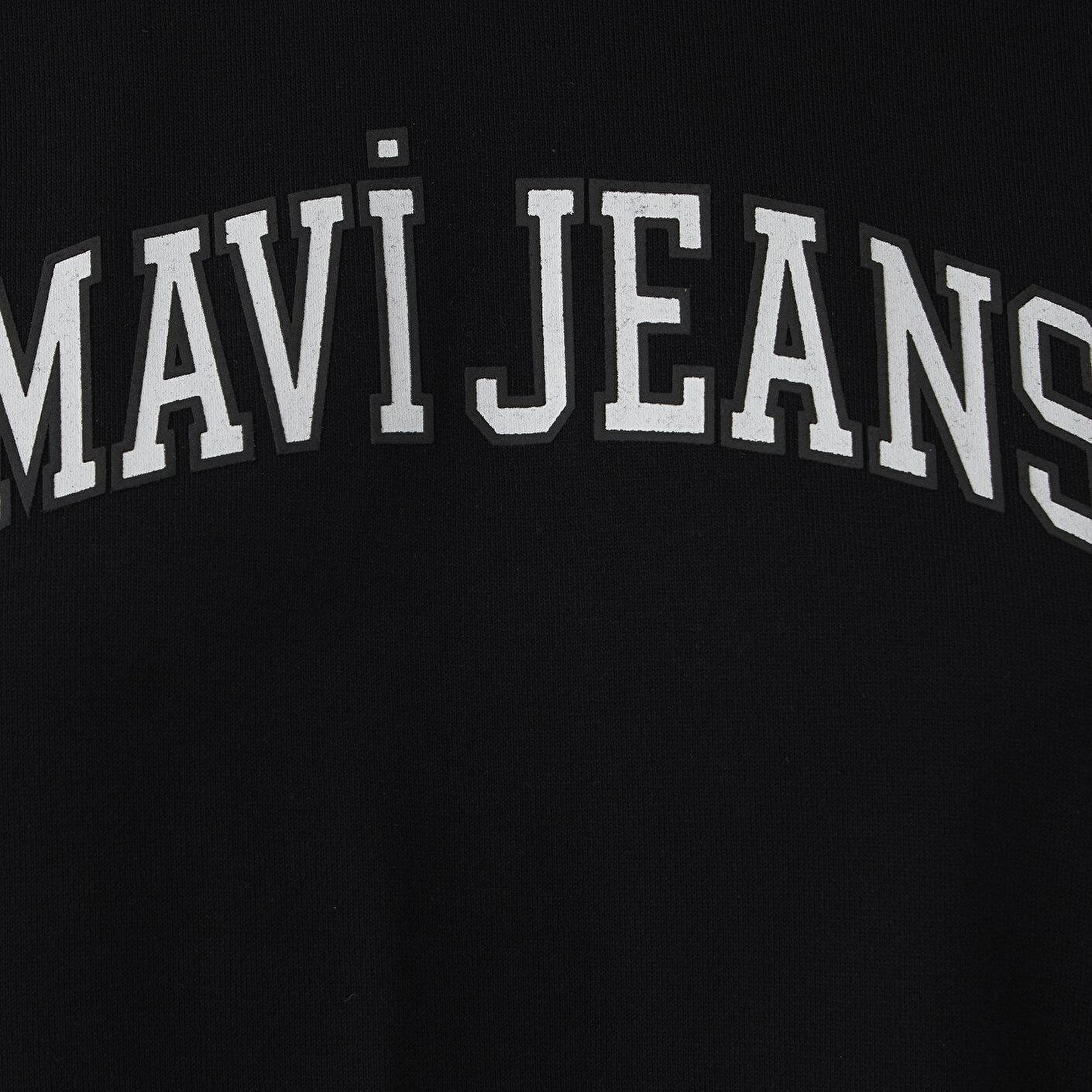 Mavi Mavi Logo Baskılı Siyah Tişört Regular Fit / Normal Kesim 1614381-900