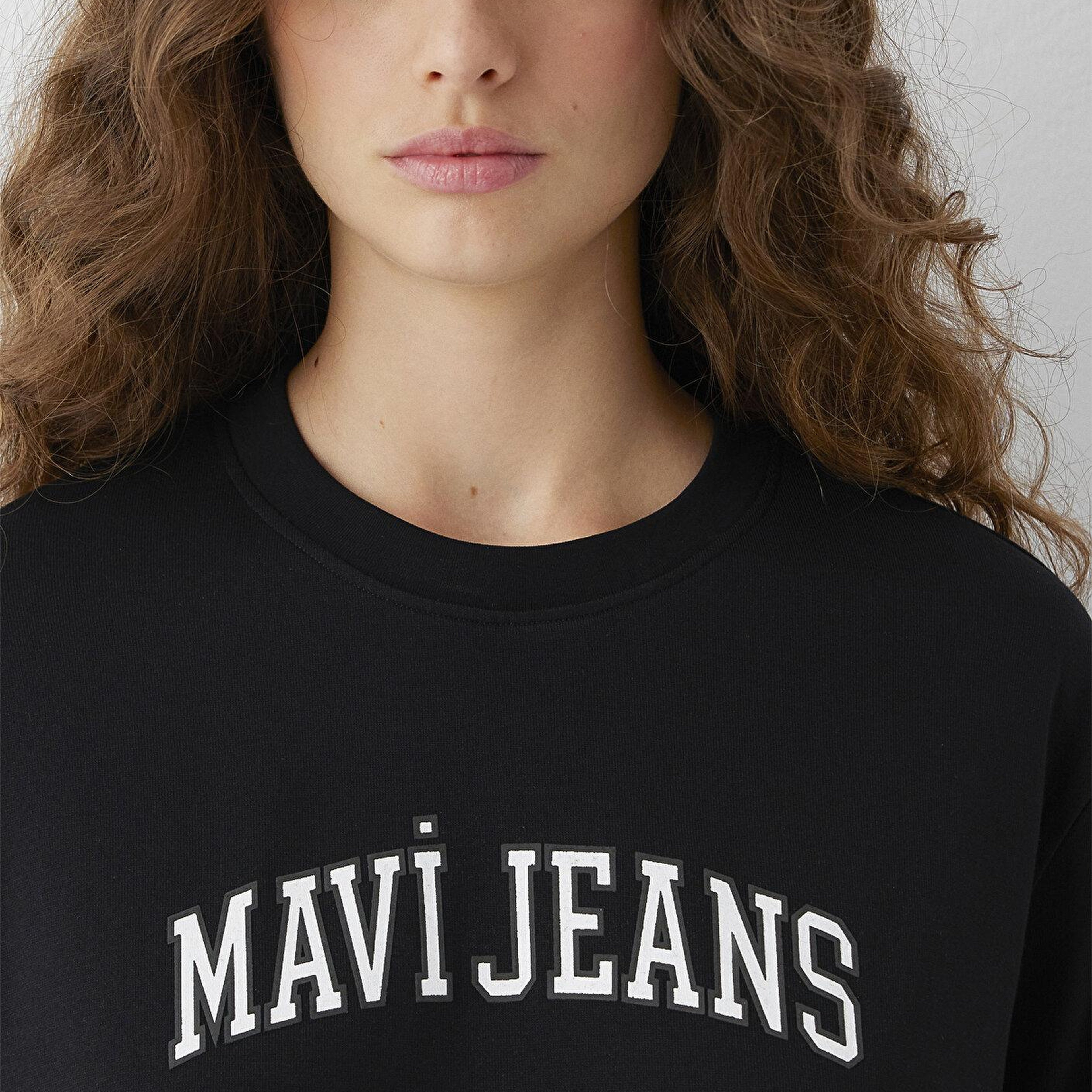 Mavi Mavi Logo Baskılı Siyah Tişört Regular Fit / Normal Kesim 1614381-900