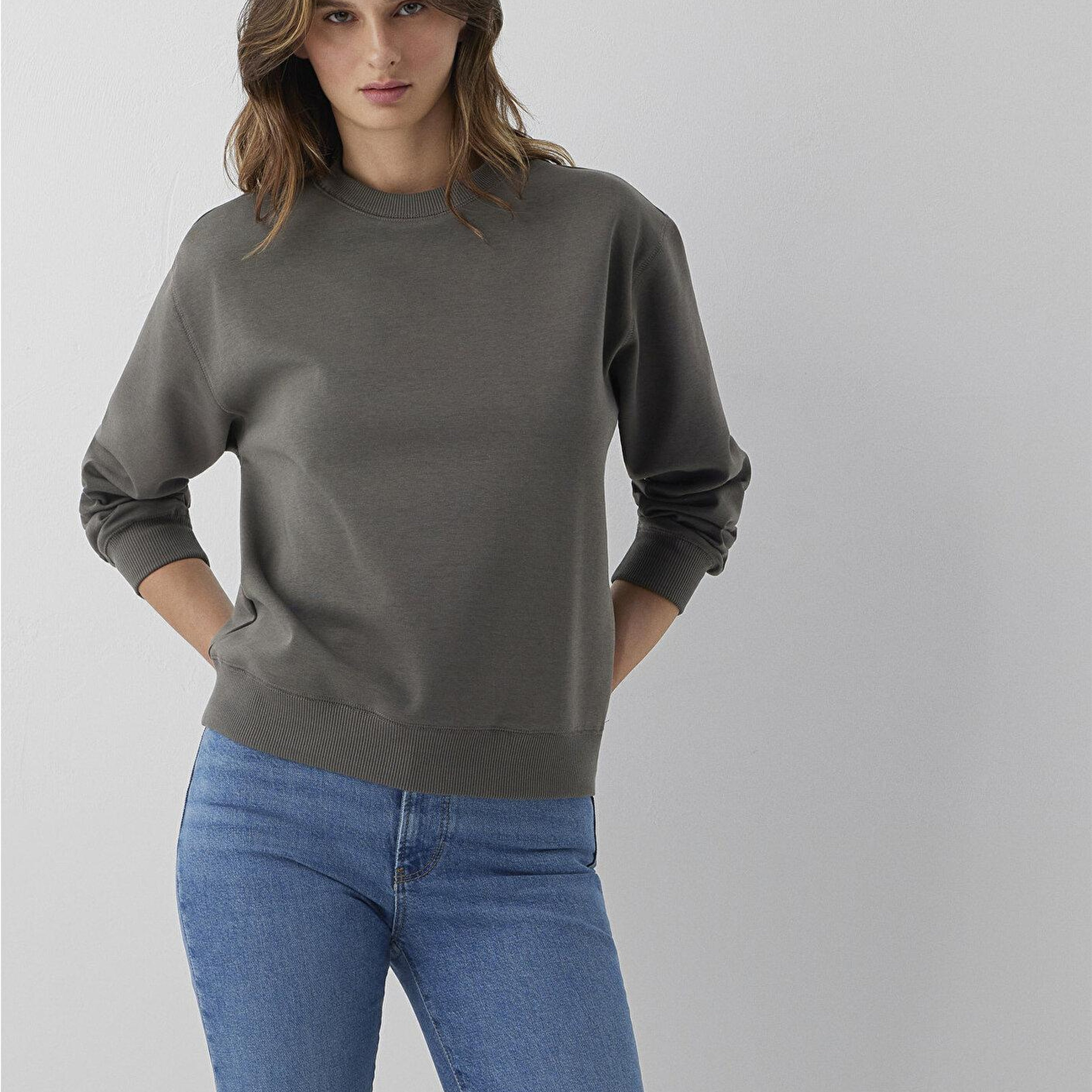 Mavi Haki Sweatshirt 1S10571-71553