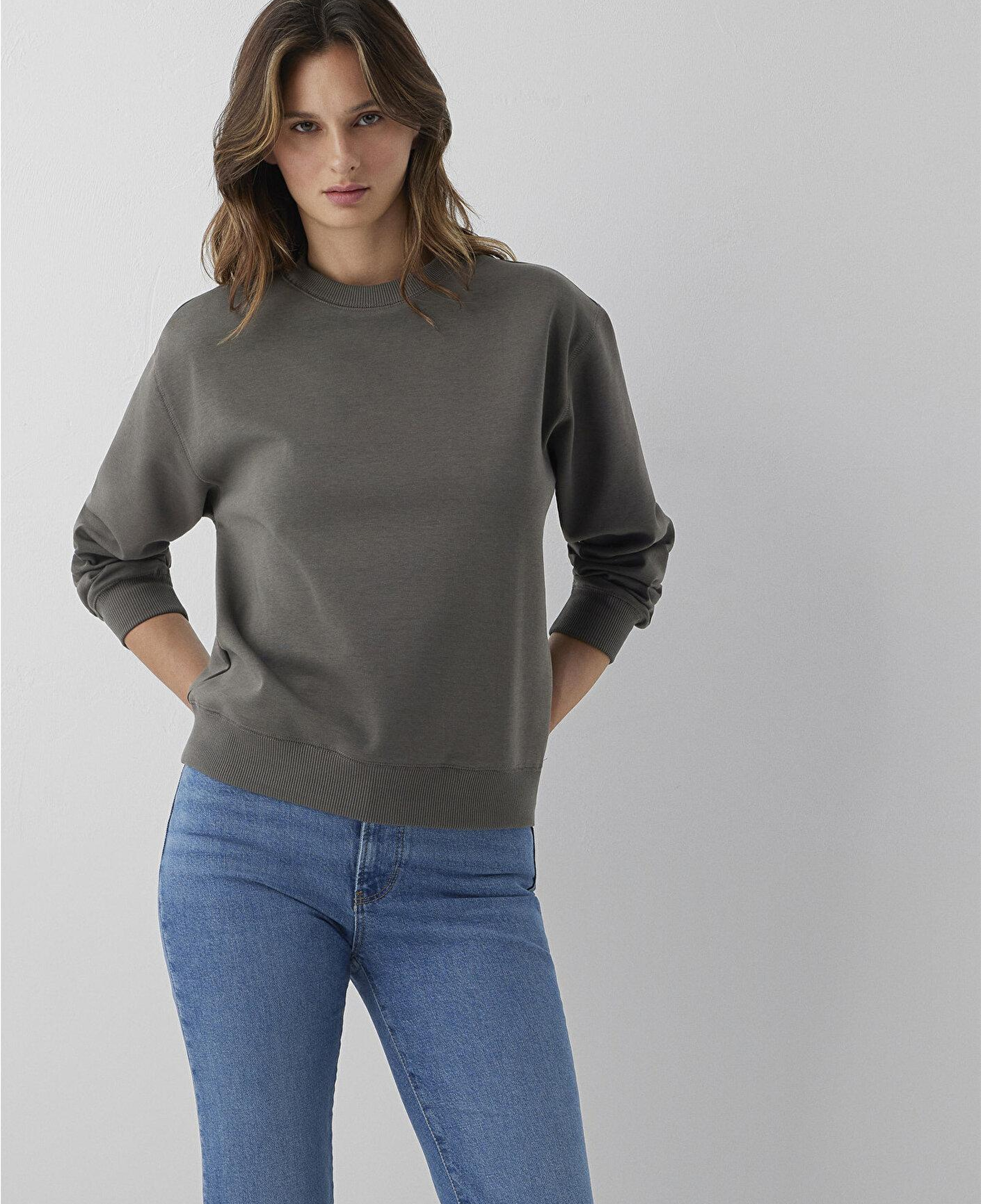 Mavi Haki Sweatshirt 1S10571-71553