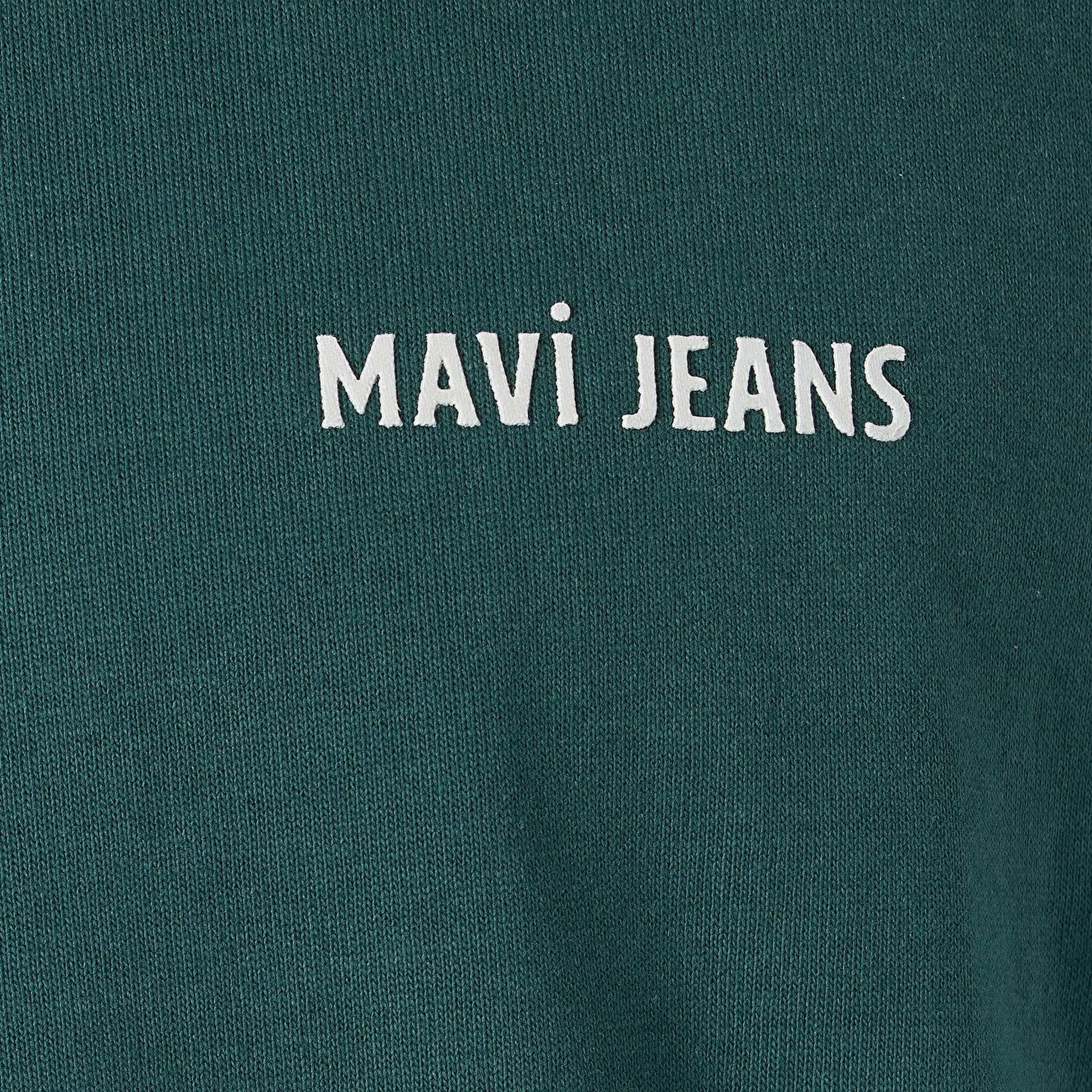 Mavi Mavi Jeans Yeşil Tişört Loose Fit / Bol Rahat Kesim 0613551-90781