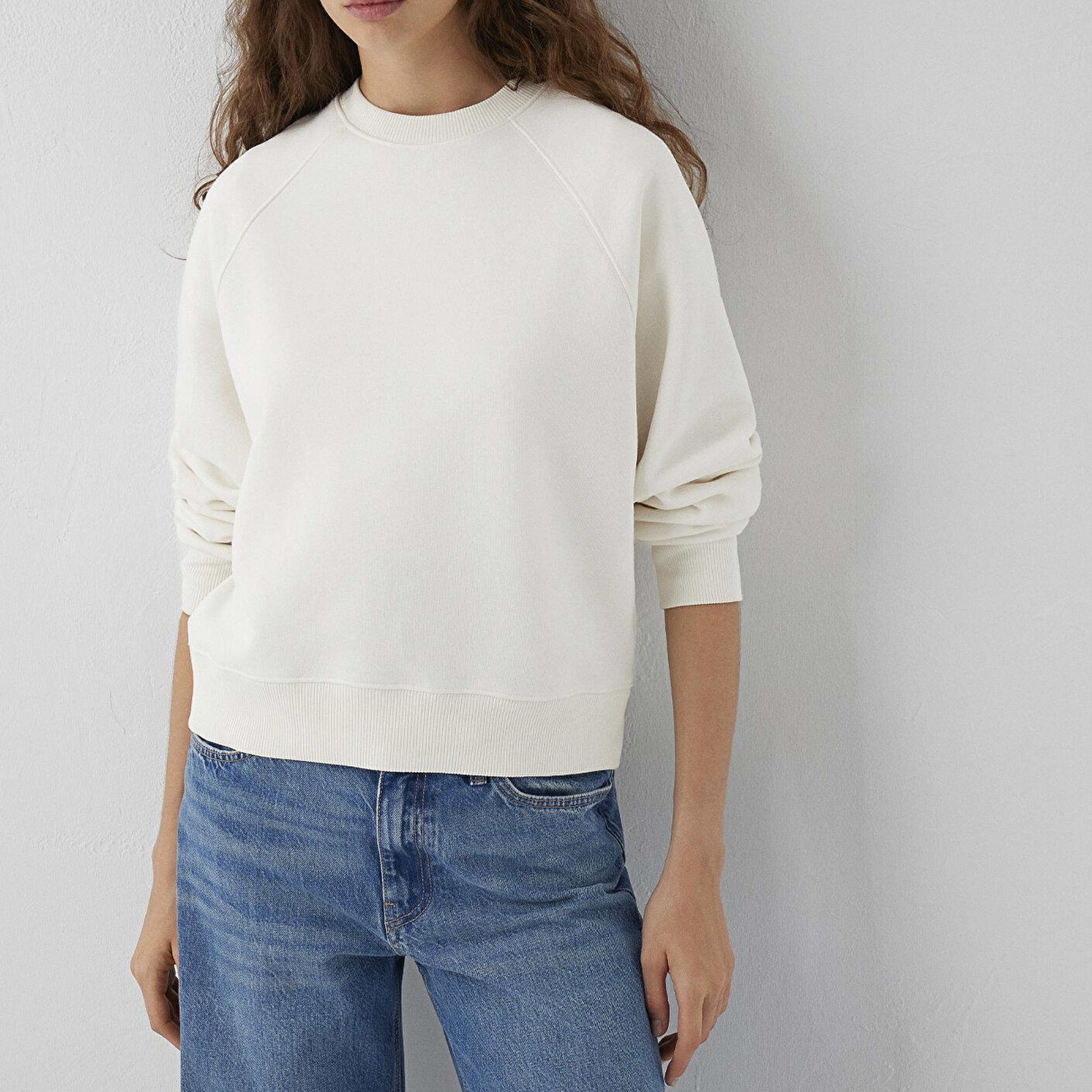 Mavi Ekru Sweatshirt 1S10578-70049
