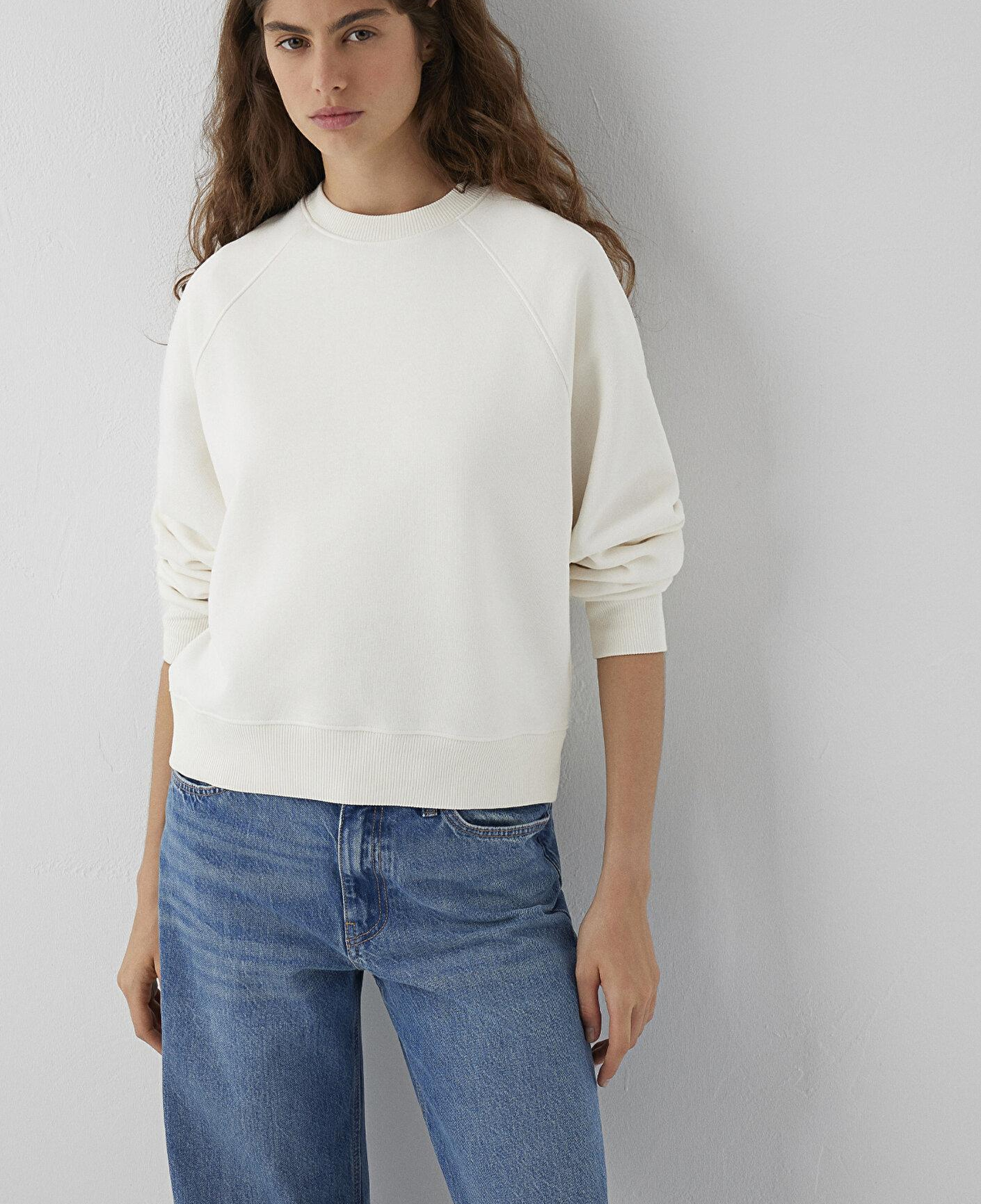 Mavi Ekru Sweatshirt 1S10578-70049