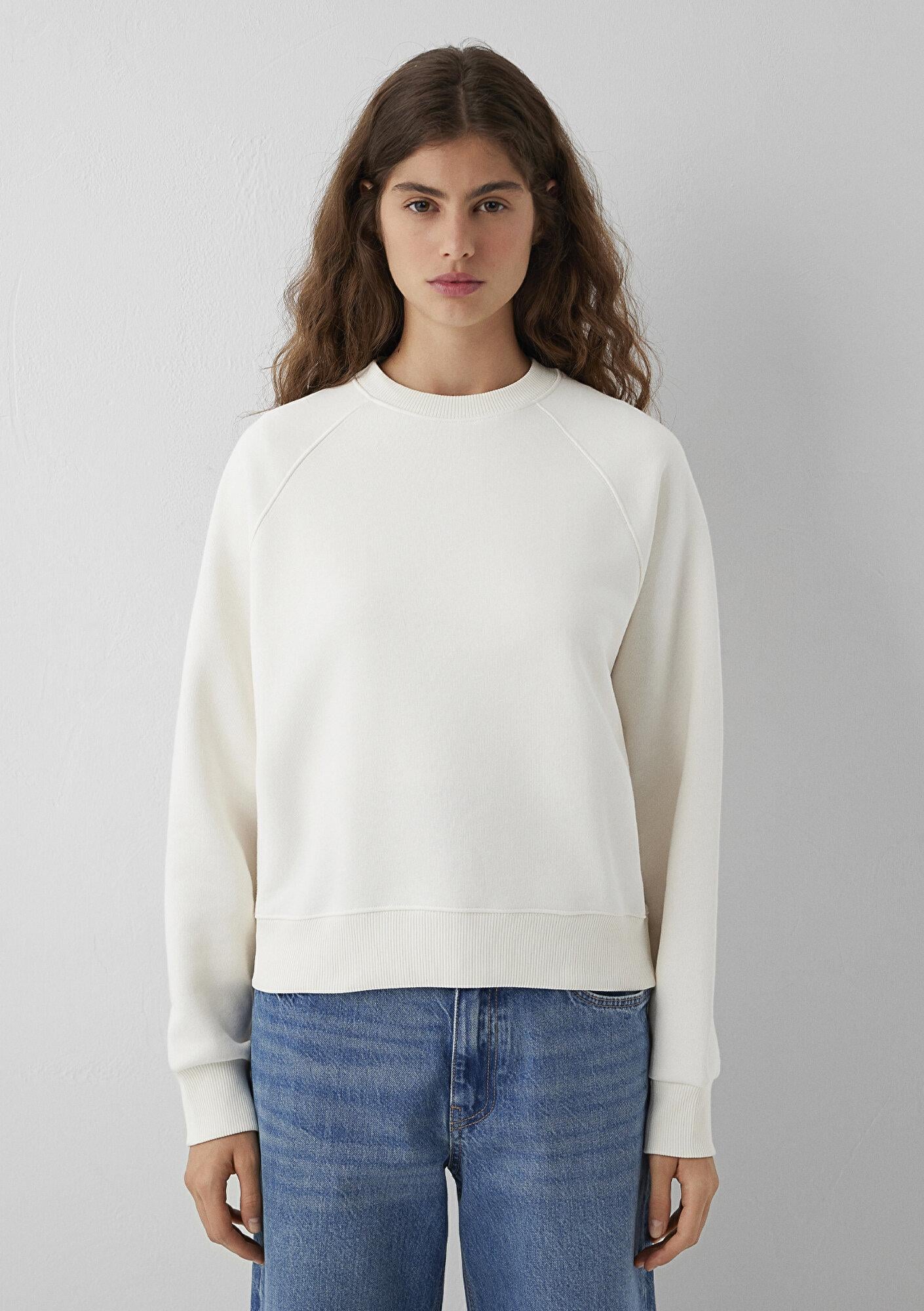 Mavi Ekru Sweatshirt 1S10578-70049
