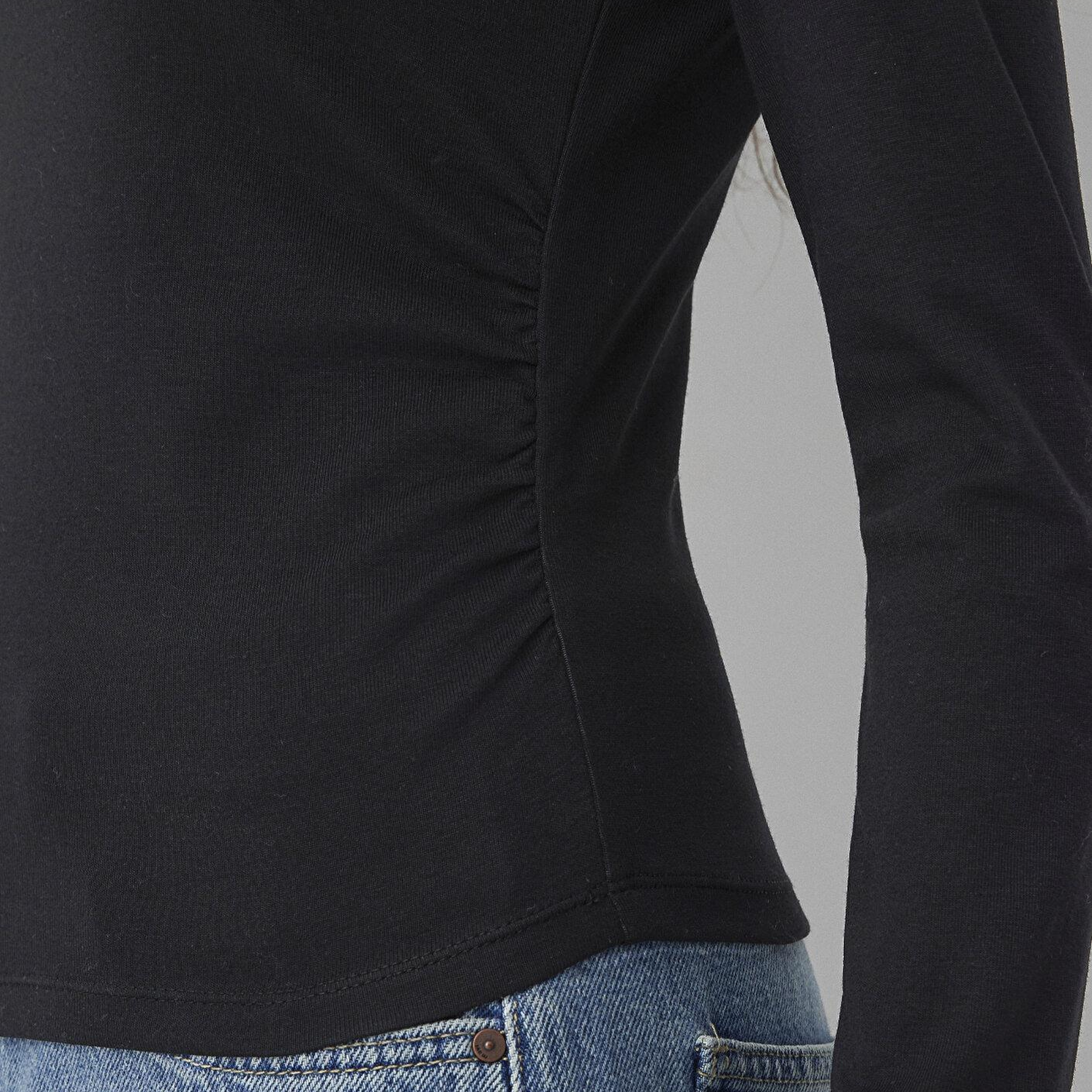Mavi Siyah Tişört Fitted / Vücuda Oturan Kesim 1614123-900
