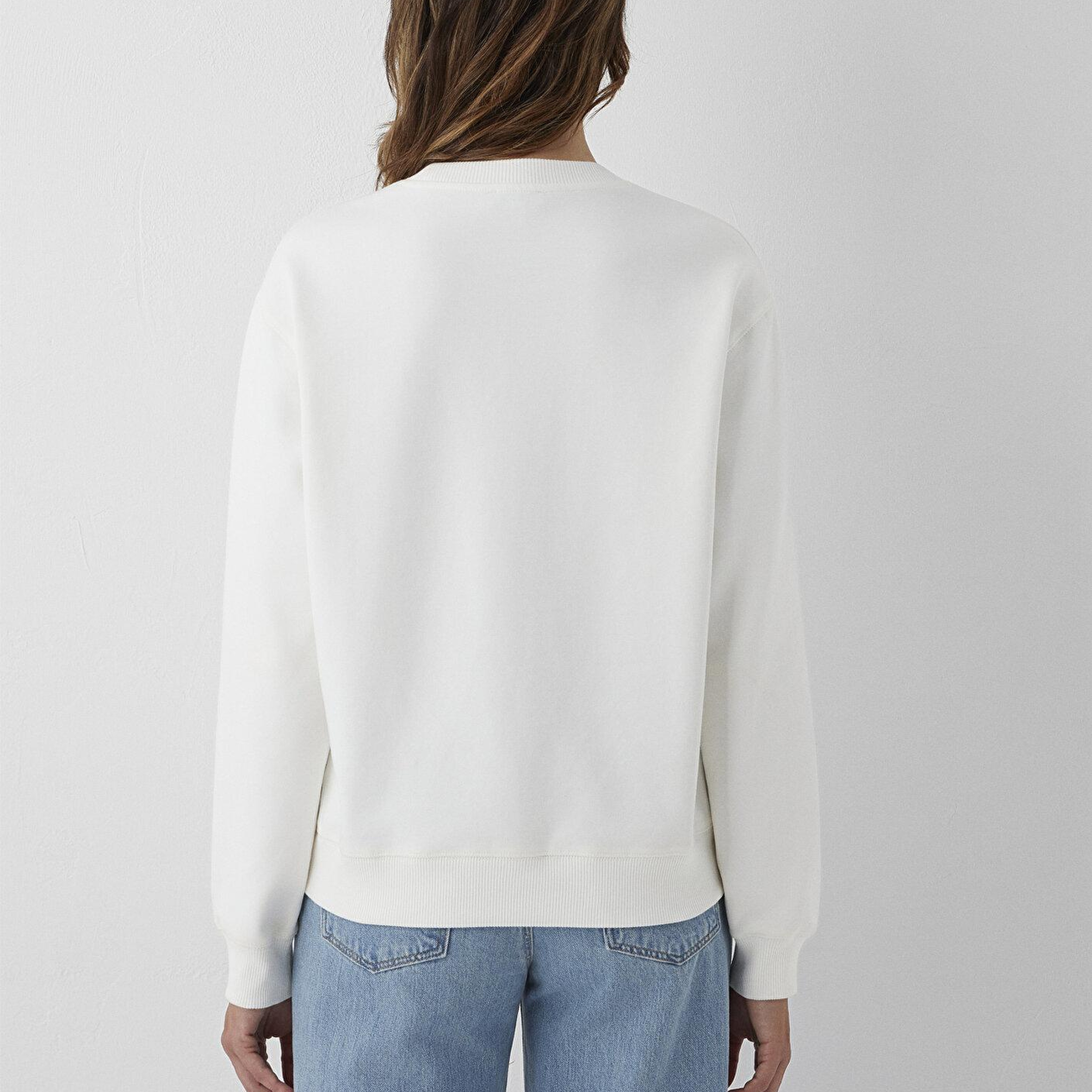 Mavi Beyaz Sweatshirt 1S10571-83043