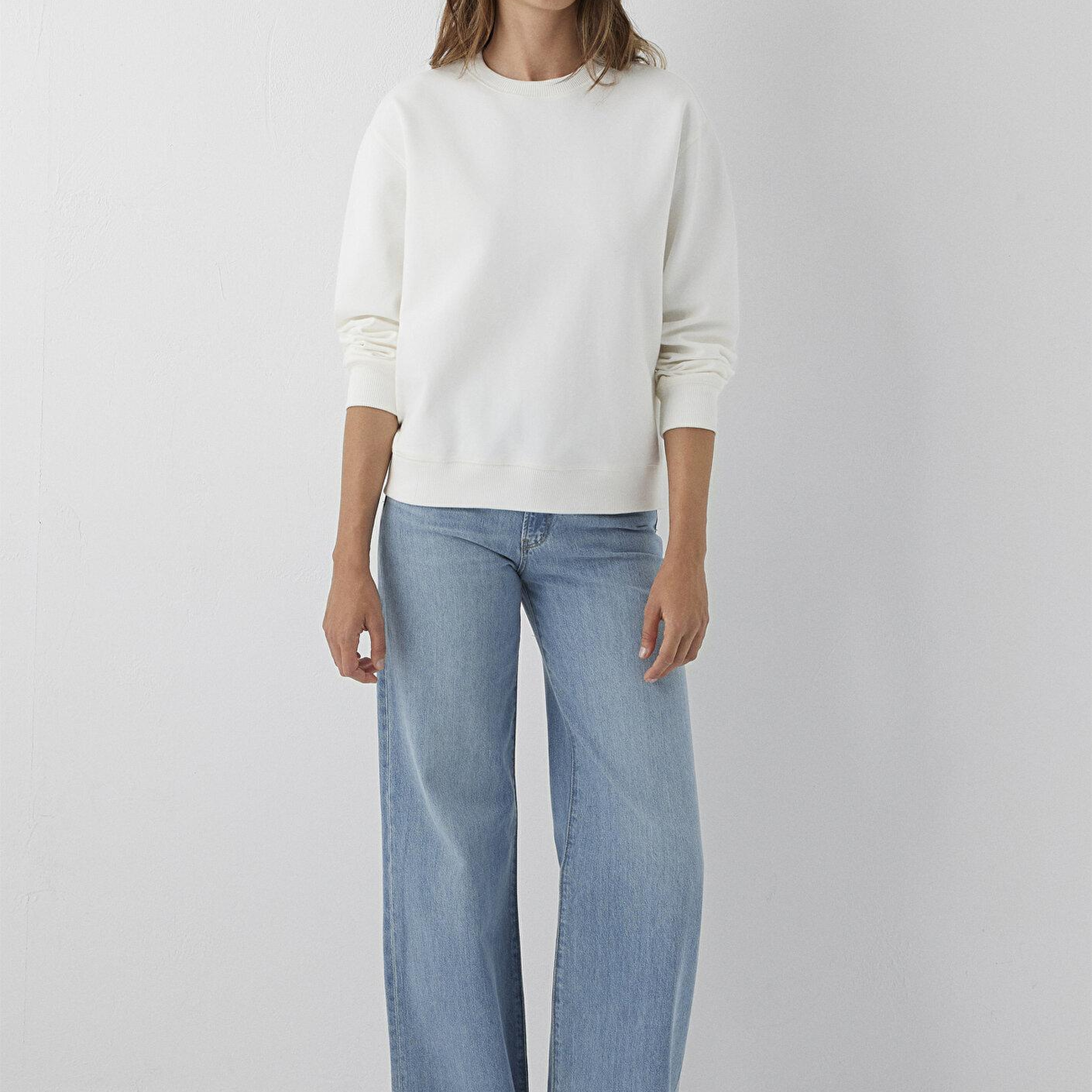 Mavi Beyaz Sweatshirt 1S10571-83043