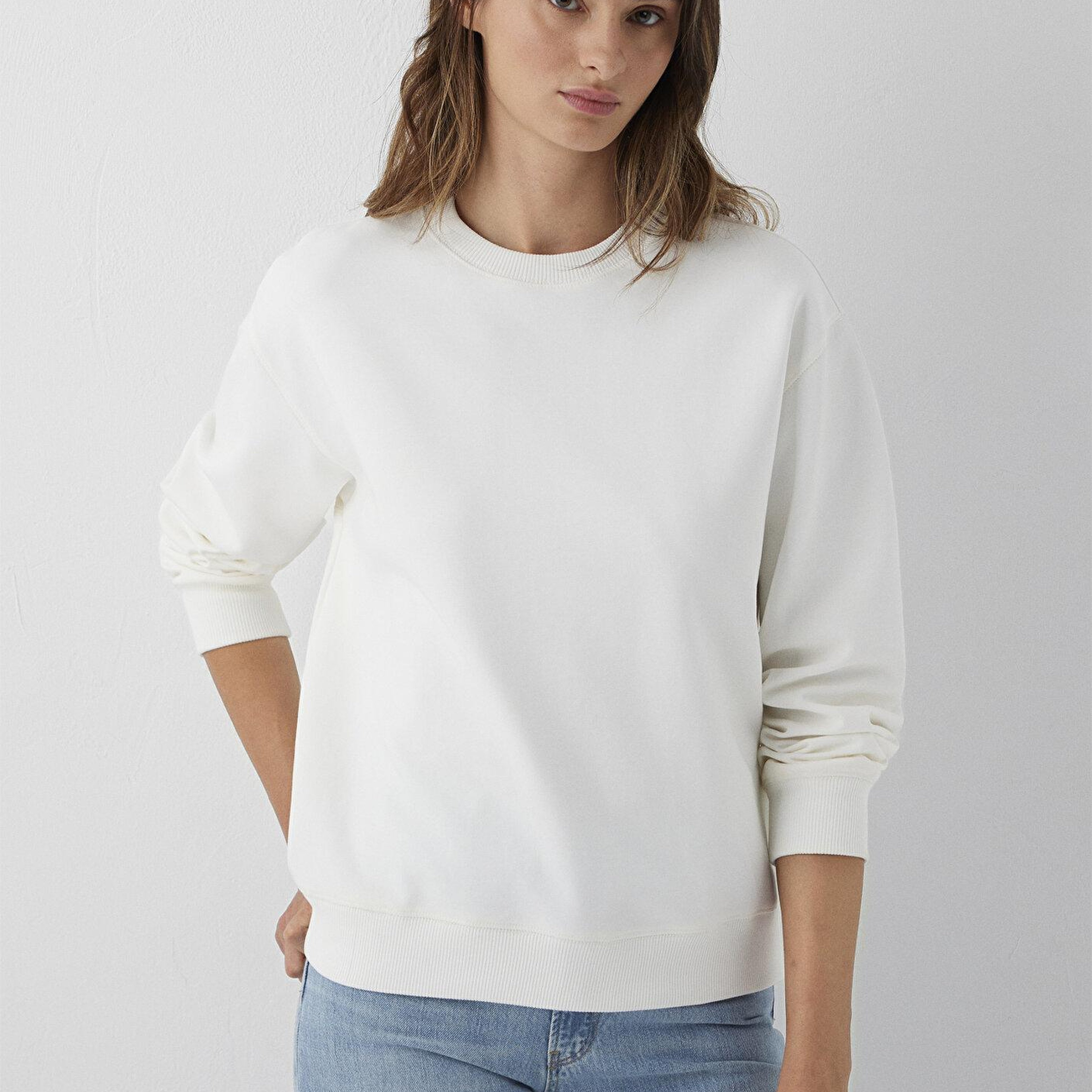 Mavi Beyaz Sweatshirt 1S10571-83043