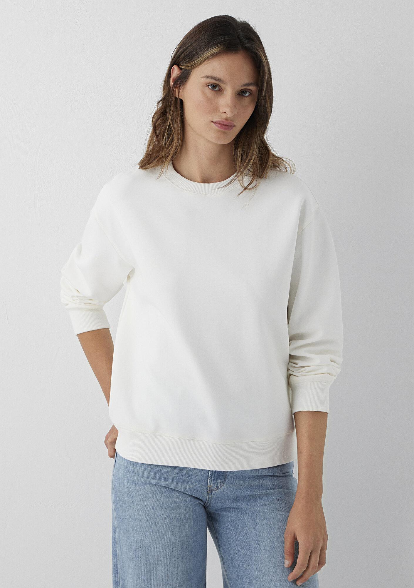 Mavi Beyaz Sweatshirt 1S10571-83043