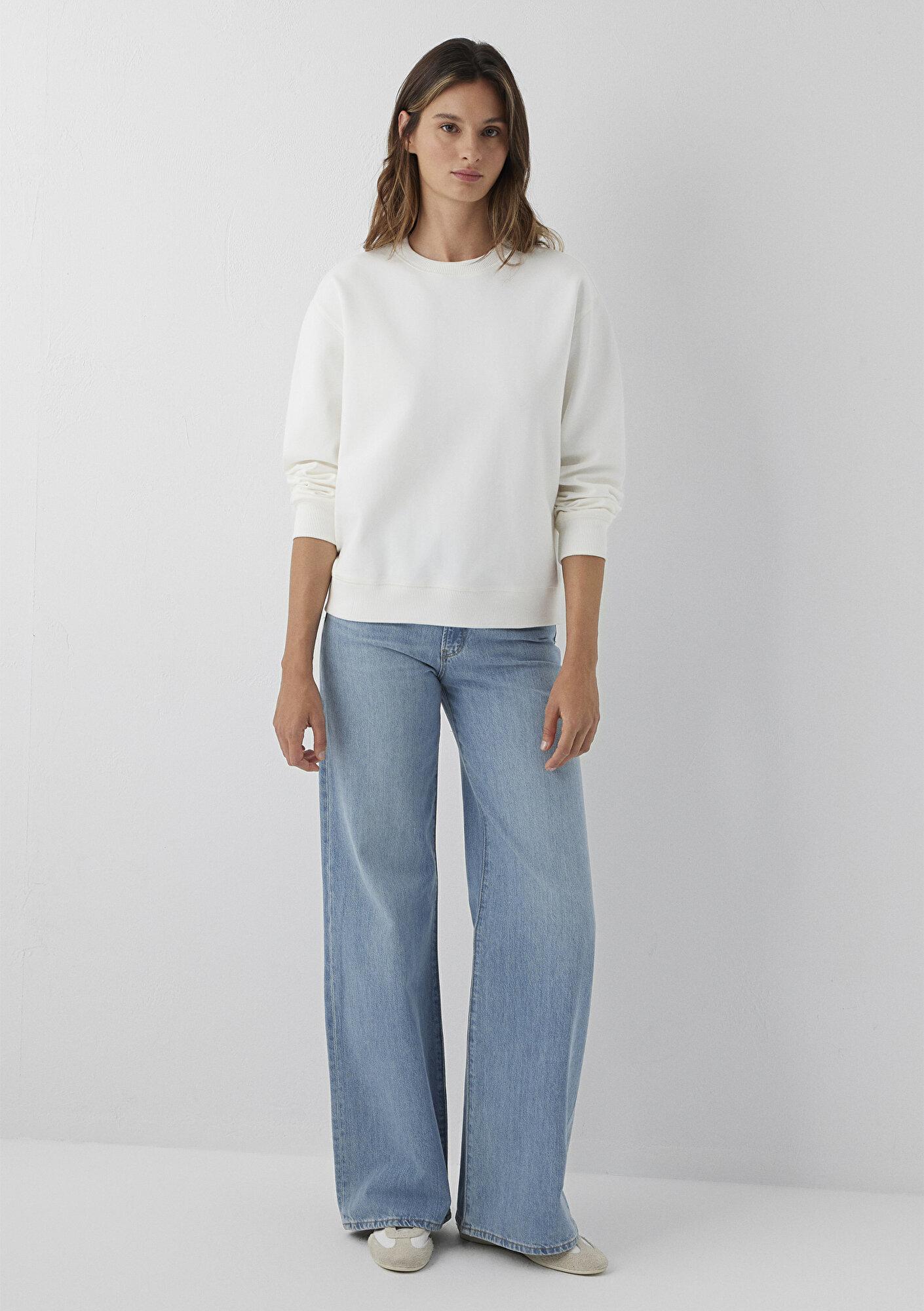 Mavi Beyaz Sweatshirt 1S10571-83043