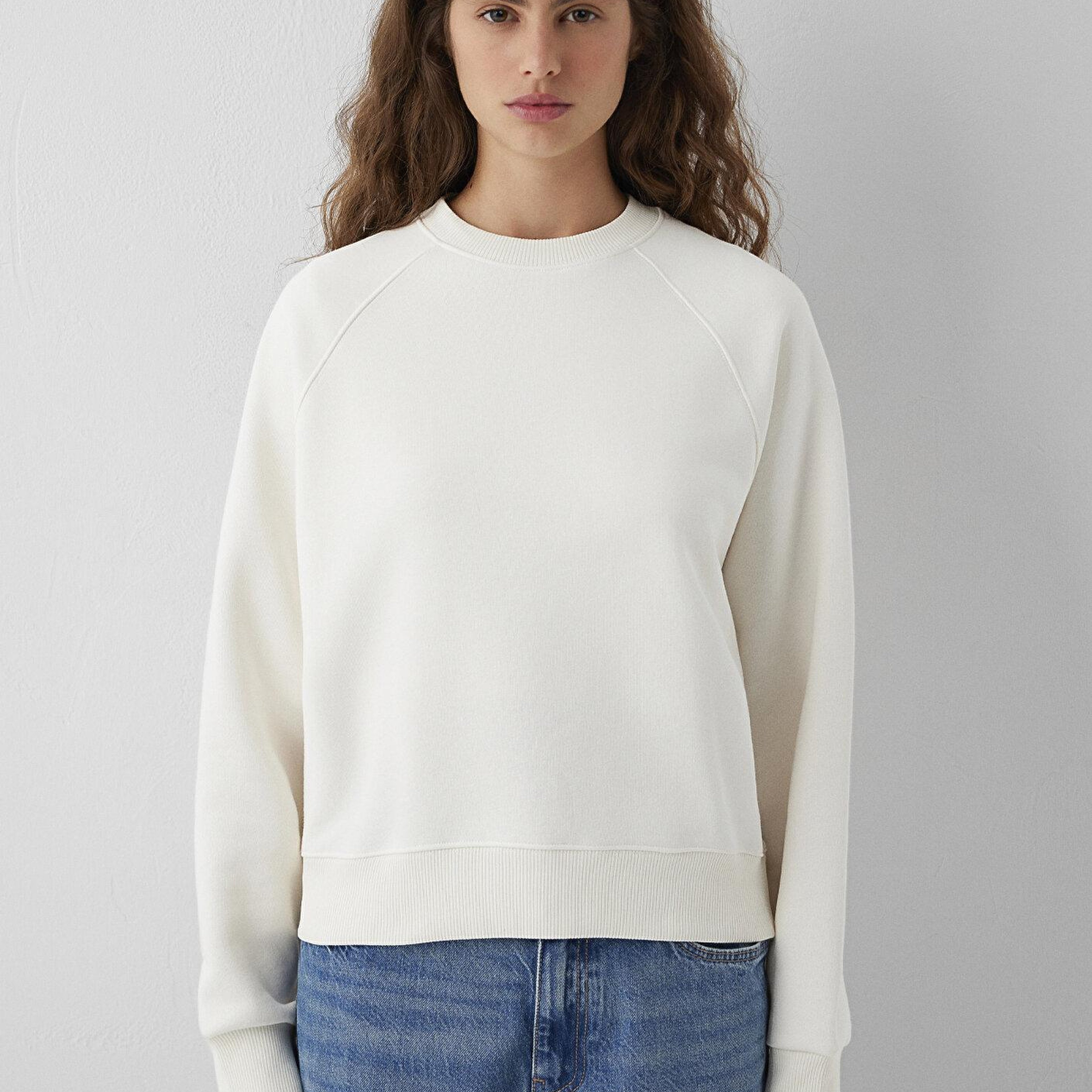 Mavi Ekru Sweatshirt 1S10578-70049