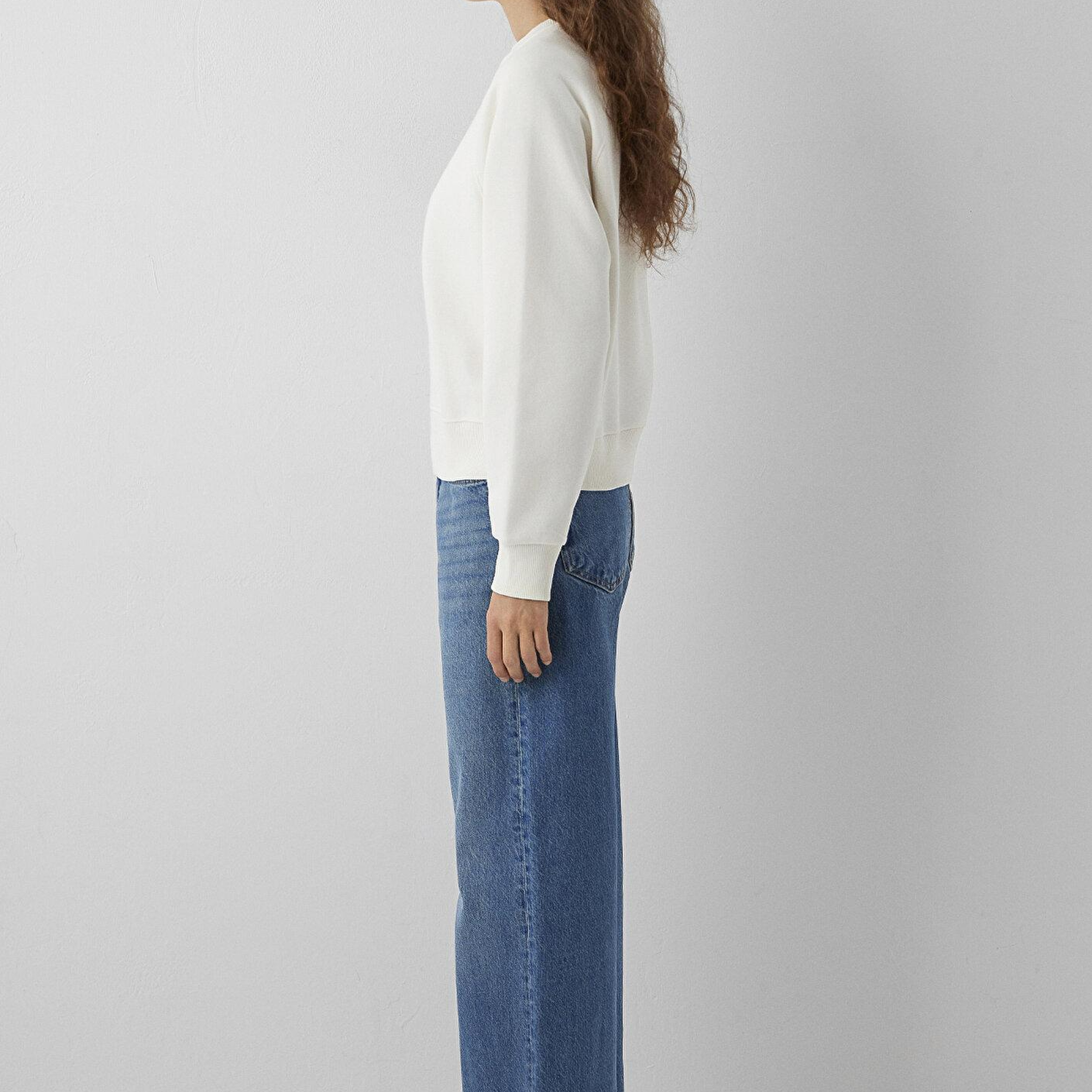 Mavi Ekru Sweatshirt 1S10578-70049