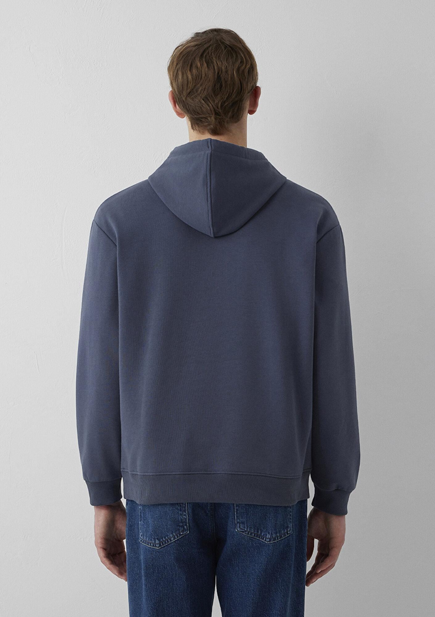Mavi Kapüşonlu Antrasit Sweatshirt 0S10196-70759