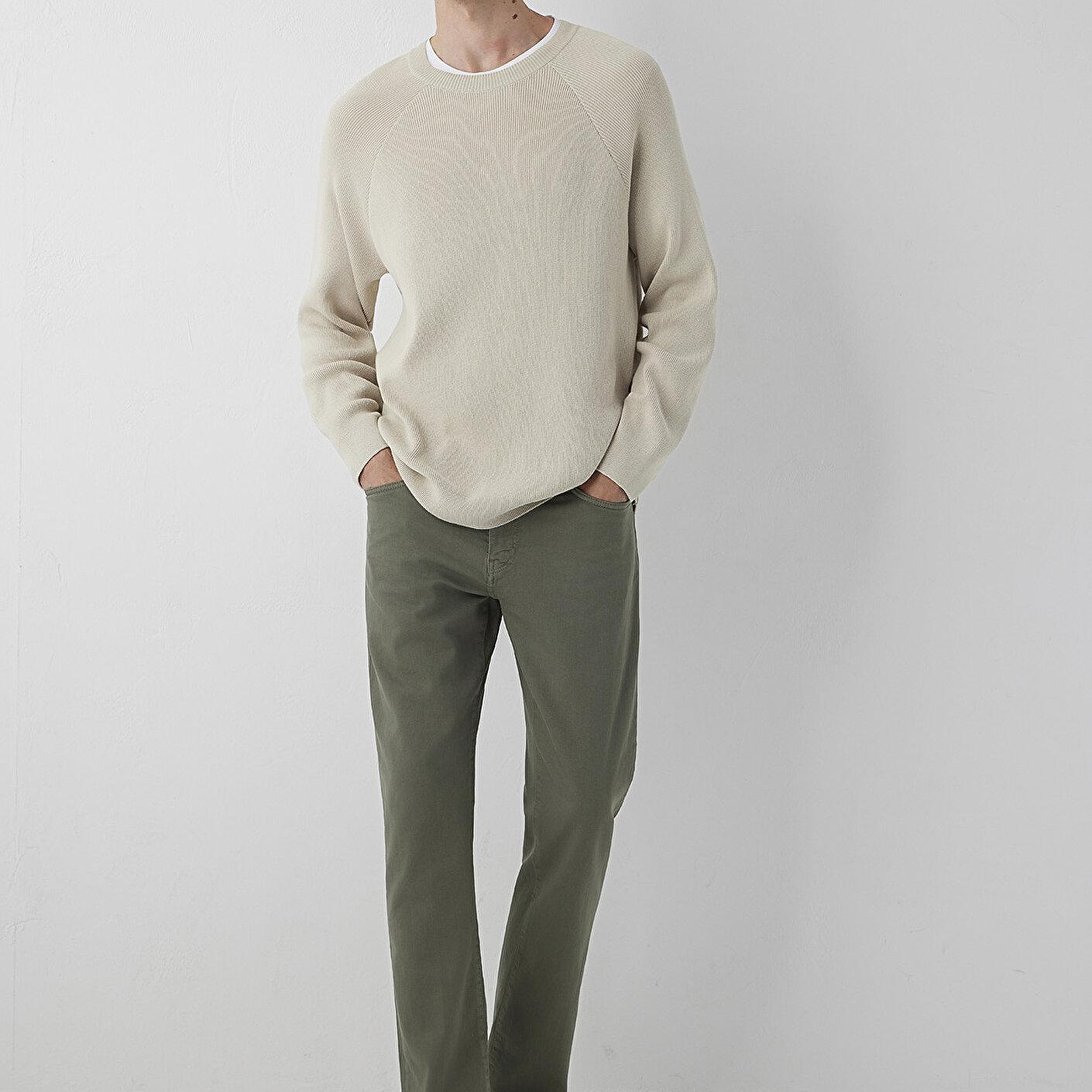 Mavi Martin Haki Gabardin Pantolon 00378A4099