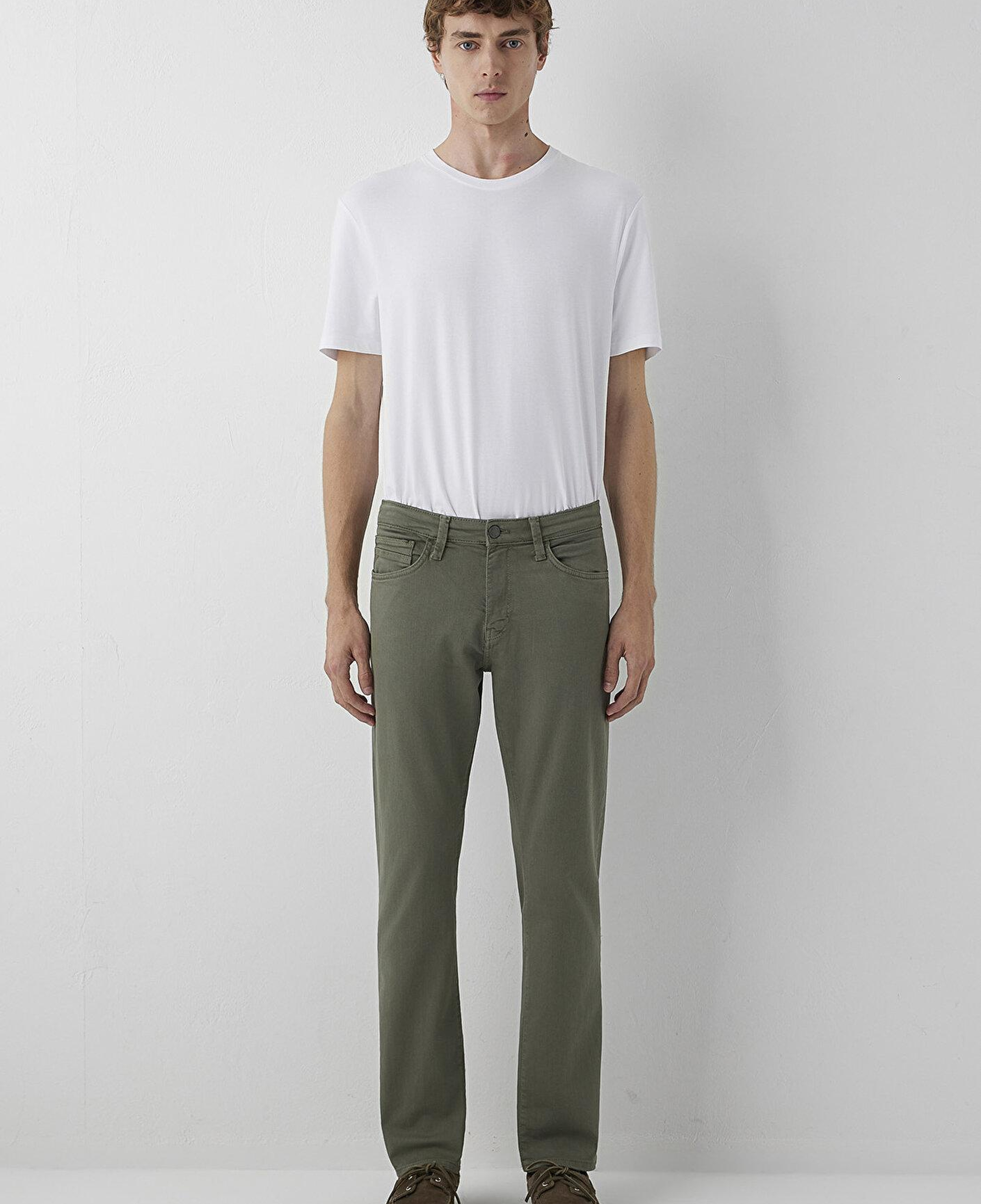 Mavi Martin Haki Gabardin Pantolon 00378A4099