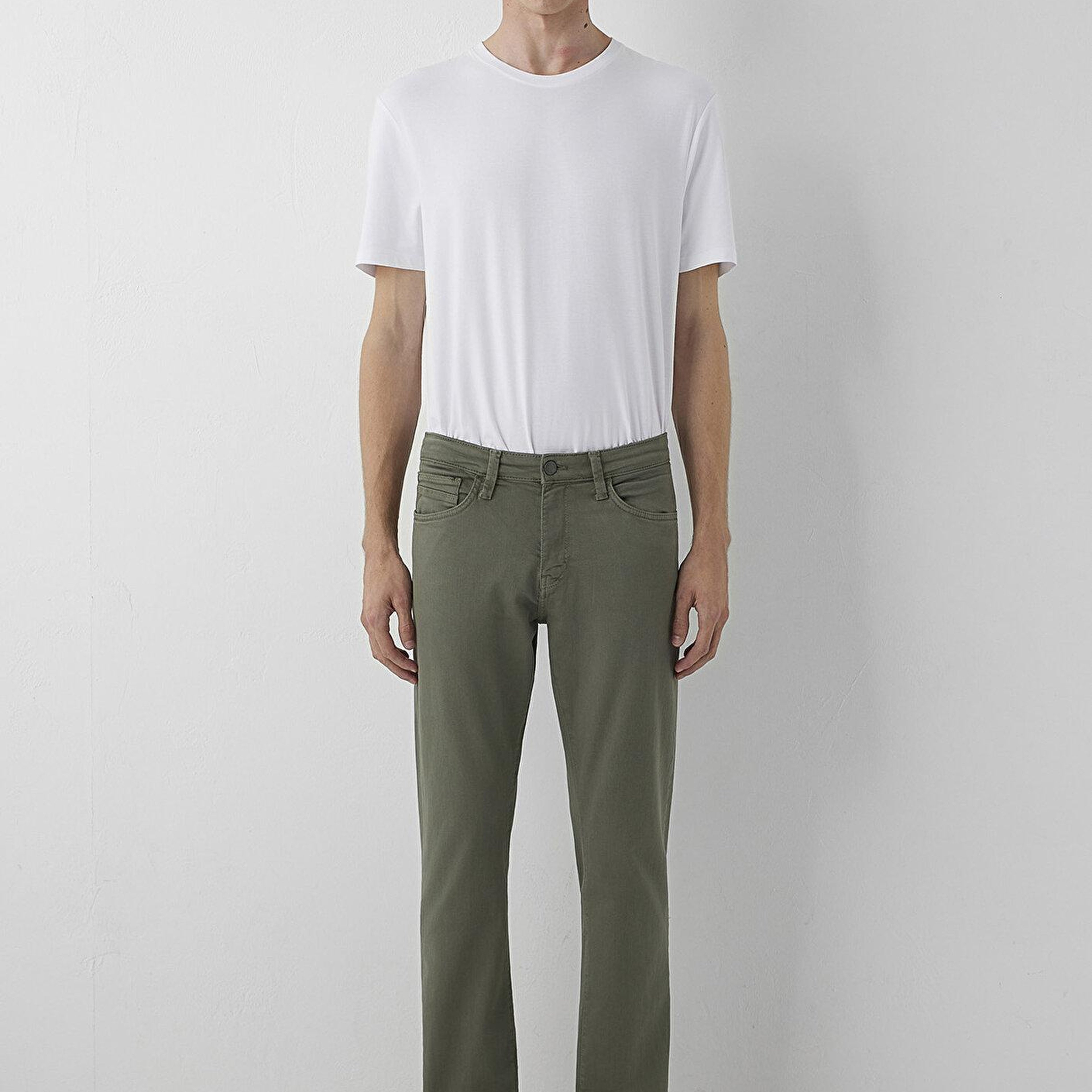 Mavi Martin Haki Gabardin Pantolon 00378A4099