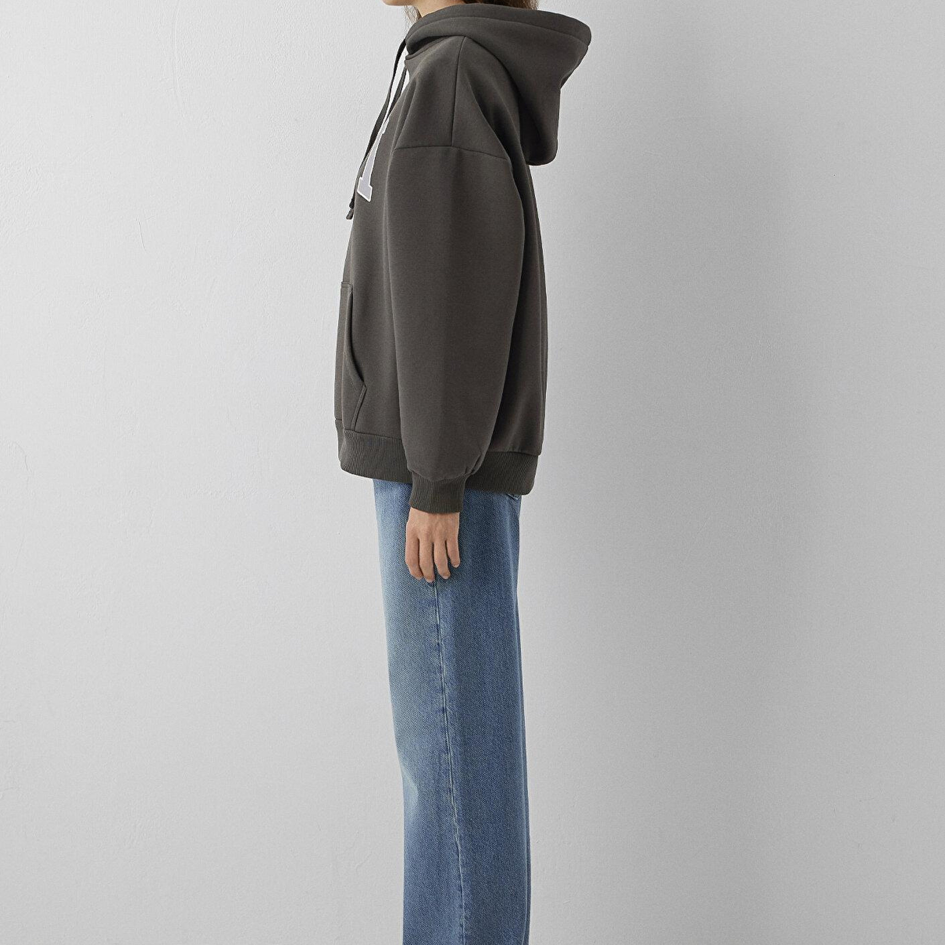 Mavi Kapüşonlu Yeşil Sweatshirt 1600361-71598