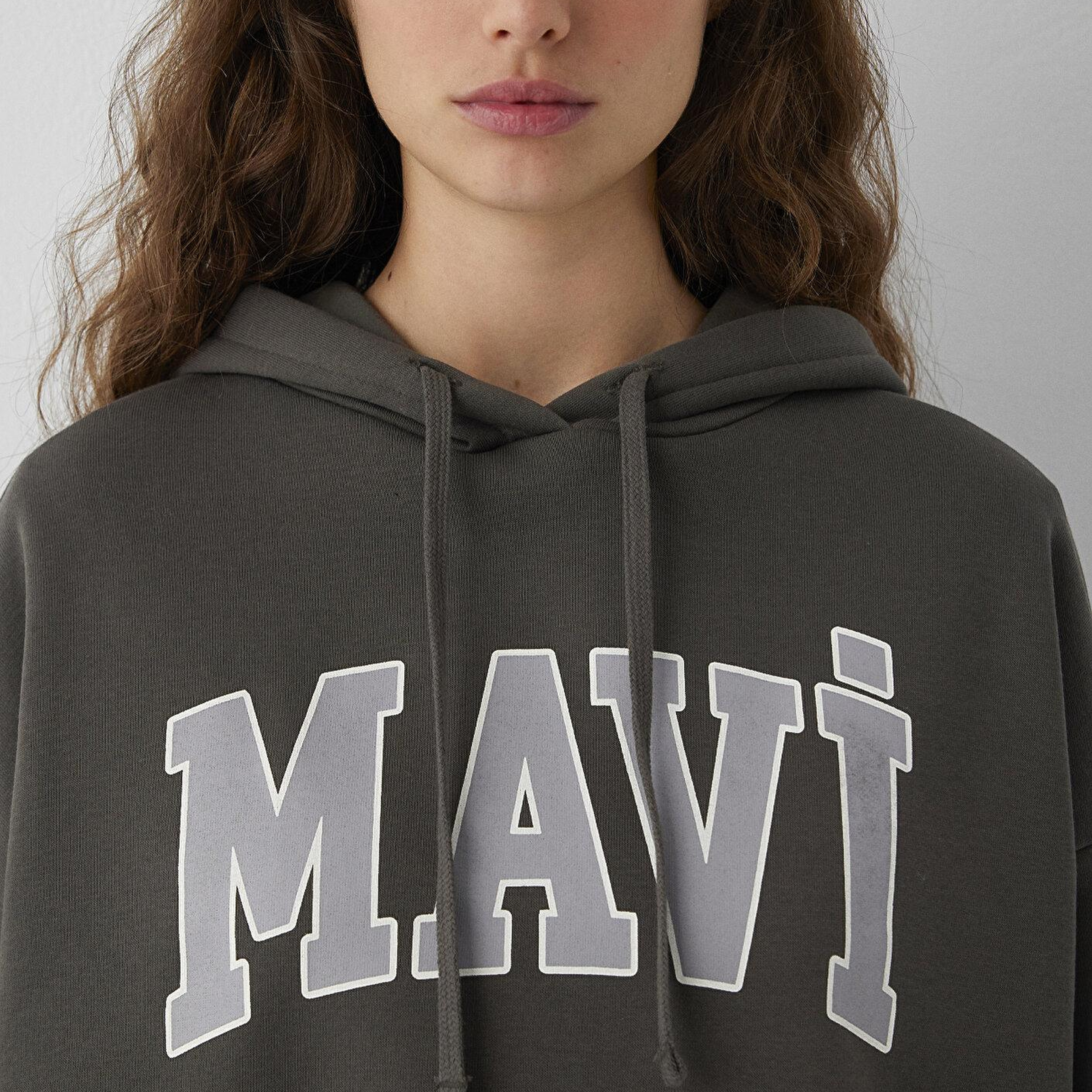 Mavi Kapüşonlu Yeşil Sweatshirt 1600361-71598