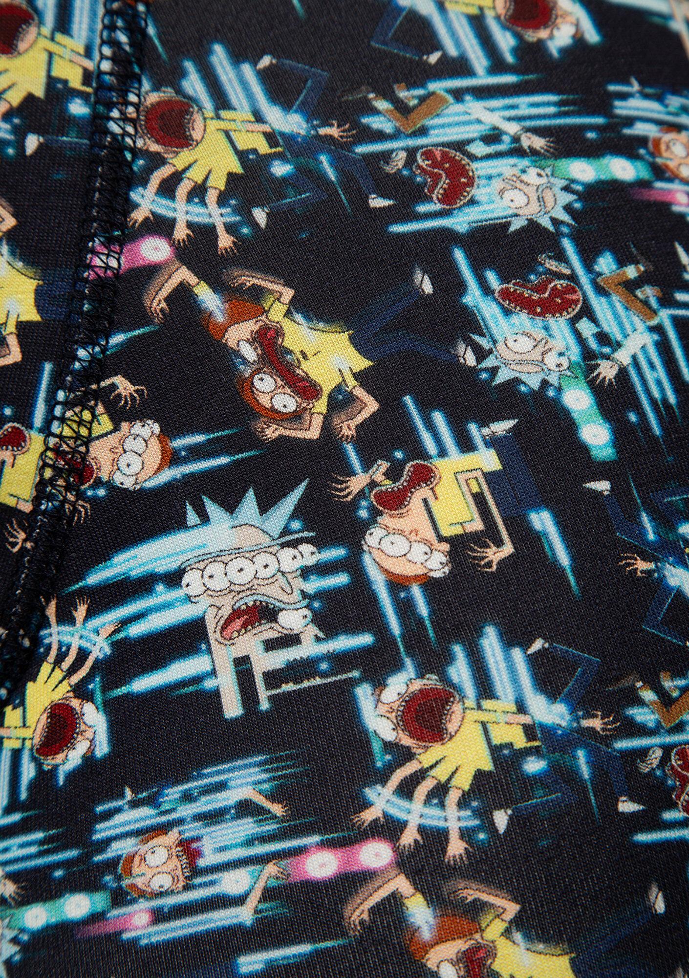Mavi Rick and Morty Baskılı Lacivert Boxer 0912454-30217