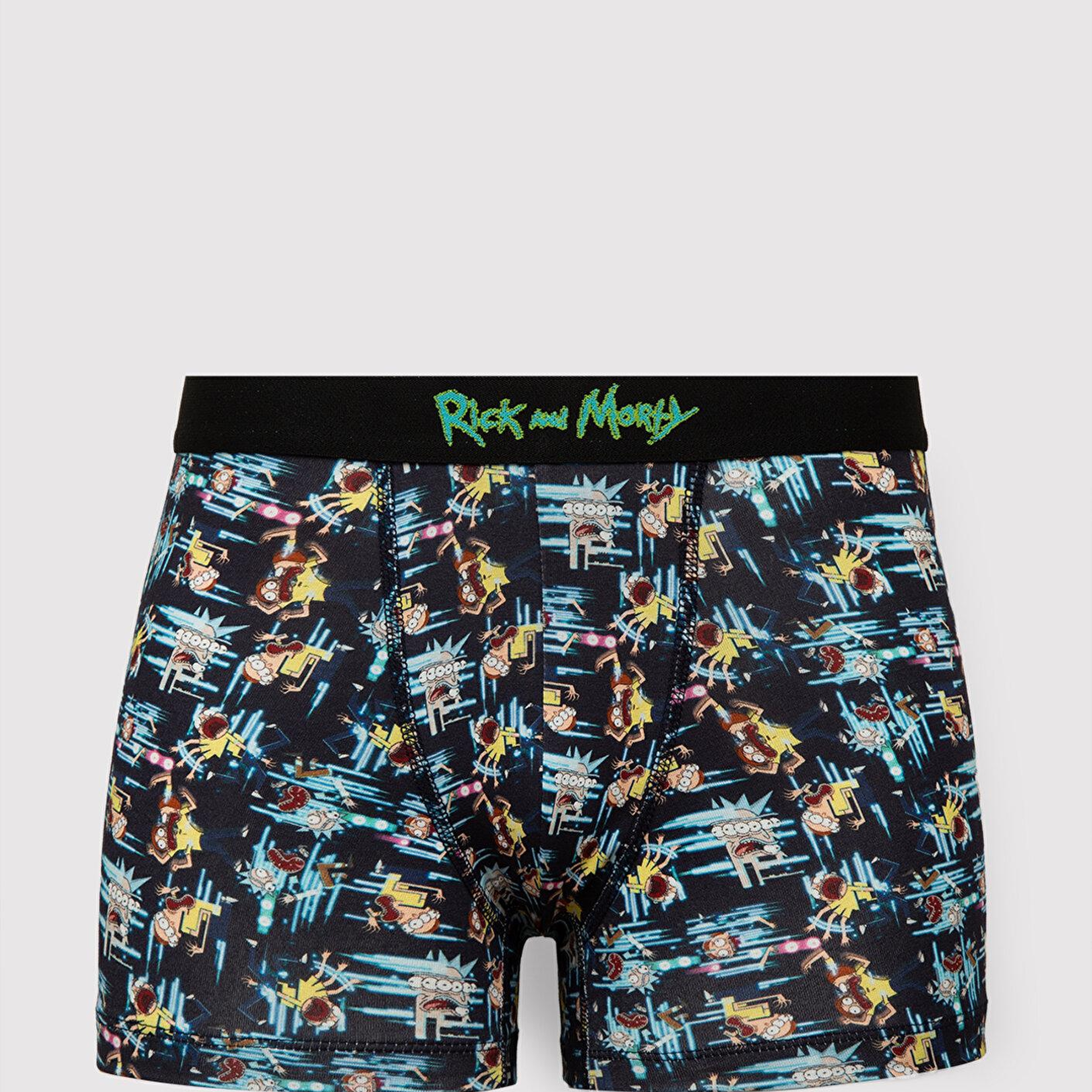 Mavi Rick and Morty Baskılı Lacivert Boxer 0912454-30217